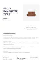 Ligne Roset PETITE BANQUETTE TOGO - au 10.05.2026