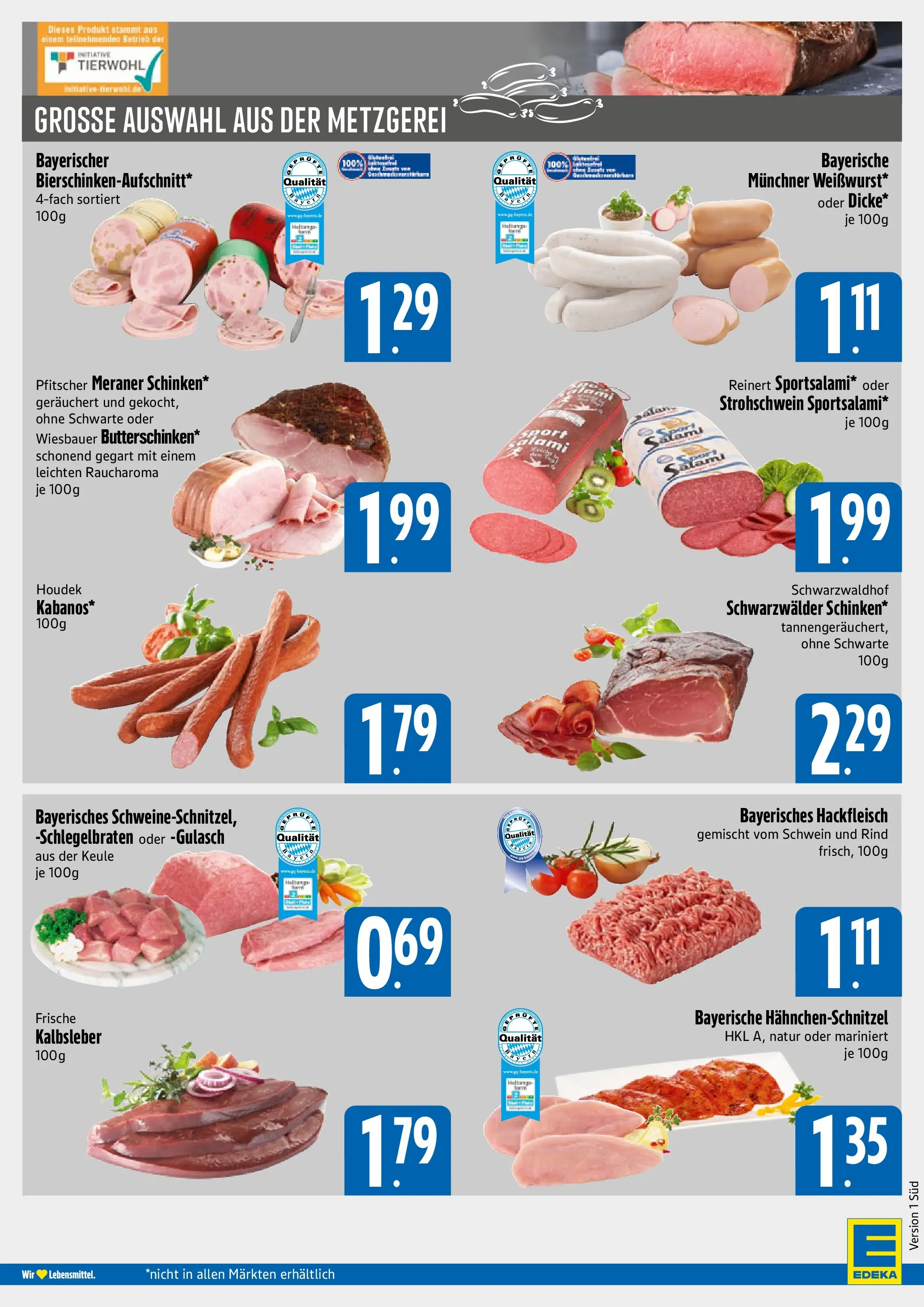 Angebote - E xpress: Wochenangebote (ab 19.04.2026) zum Blättern | Seite: 4 | Produkte: Kalbsleber, Gulasch, Salami, Hackfleisch