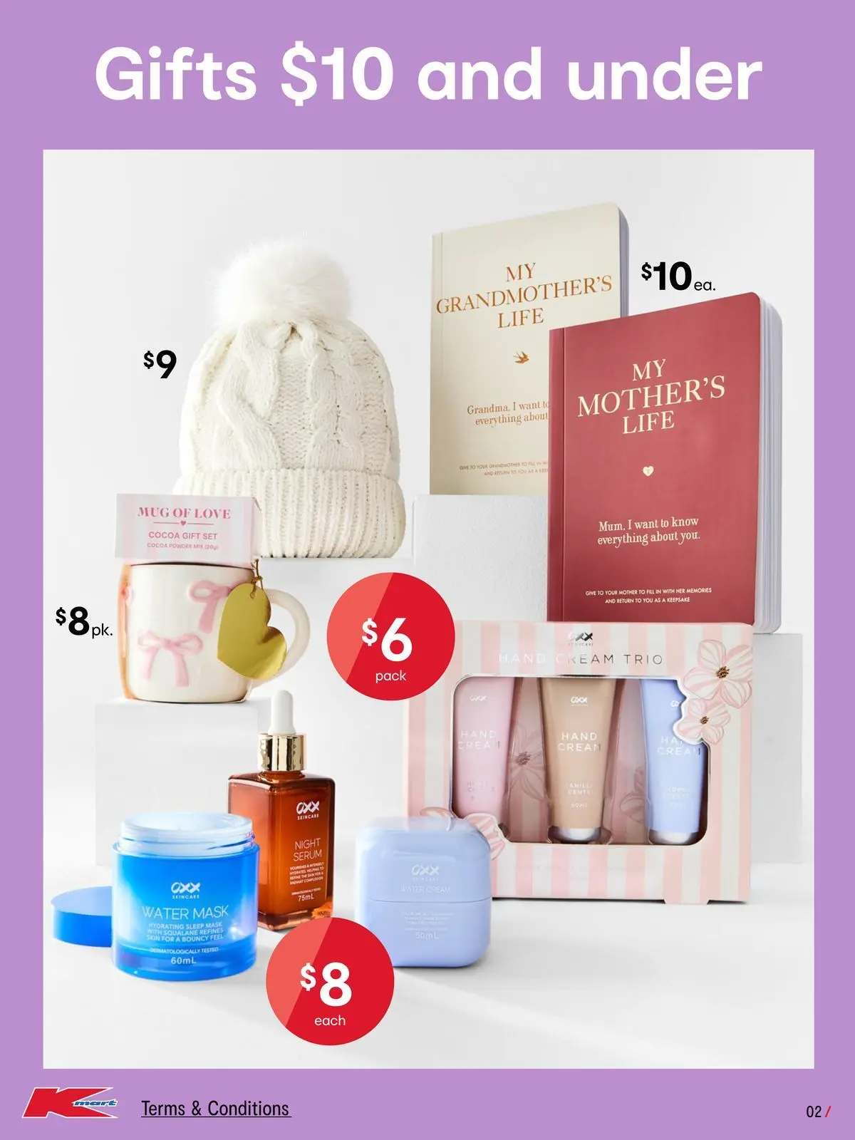 ﻿Kmart catalogue valid from 15/04/2026 > Online Australia | Page: 2 | Products: Powder, Cocoa, Water, Hand cream