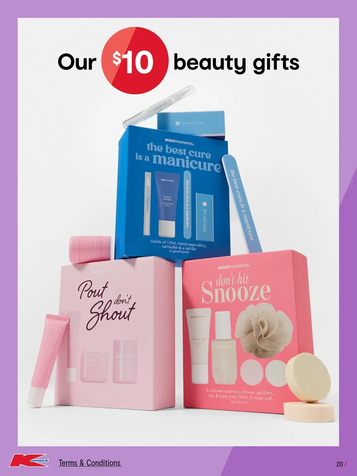 ﻿Kmart catalogue valid from 15/04/2026 > Online Australia | Page: 20 | Products: Shower, Shower gel, Cream, Manicure