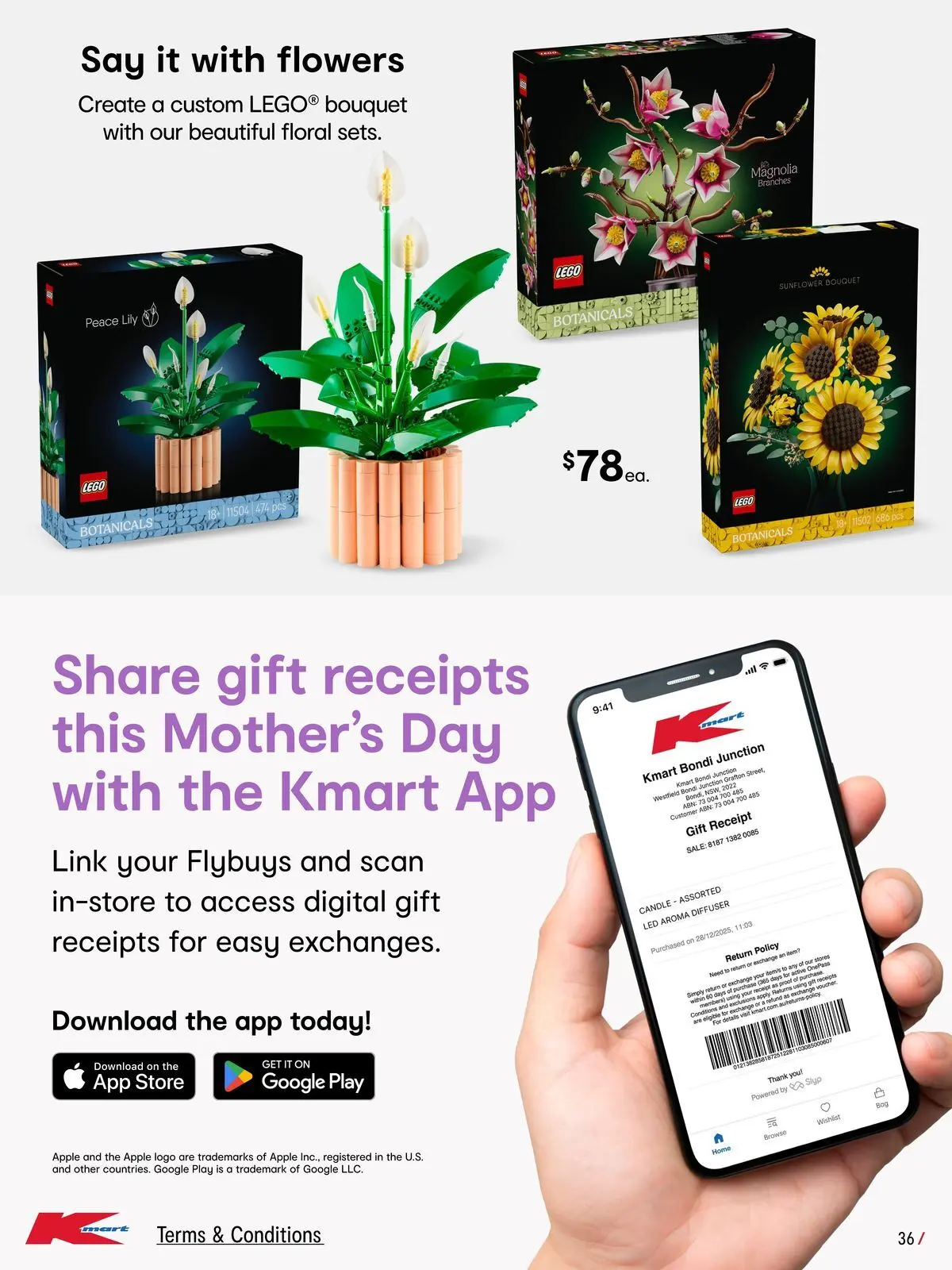 ﻿Kmart catalogue valid from 15/04/2026 > Online Australia | Page: 36 | Products: Floral, Candle, Digital