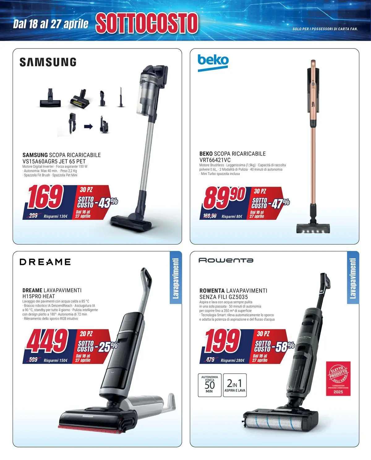 ﻿Trony volantino dal ﻿17/04/2026﻿ > ﻿Anteprima | Pagina: 6 | Prodotti: Acqua, Scopa, Piatto, Samsung