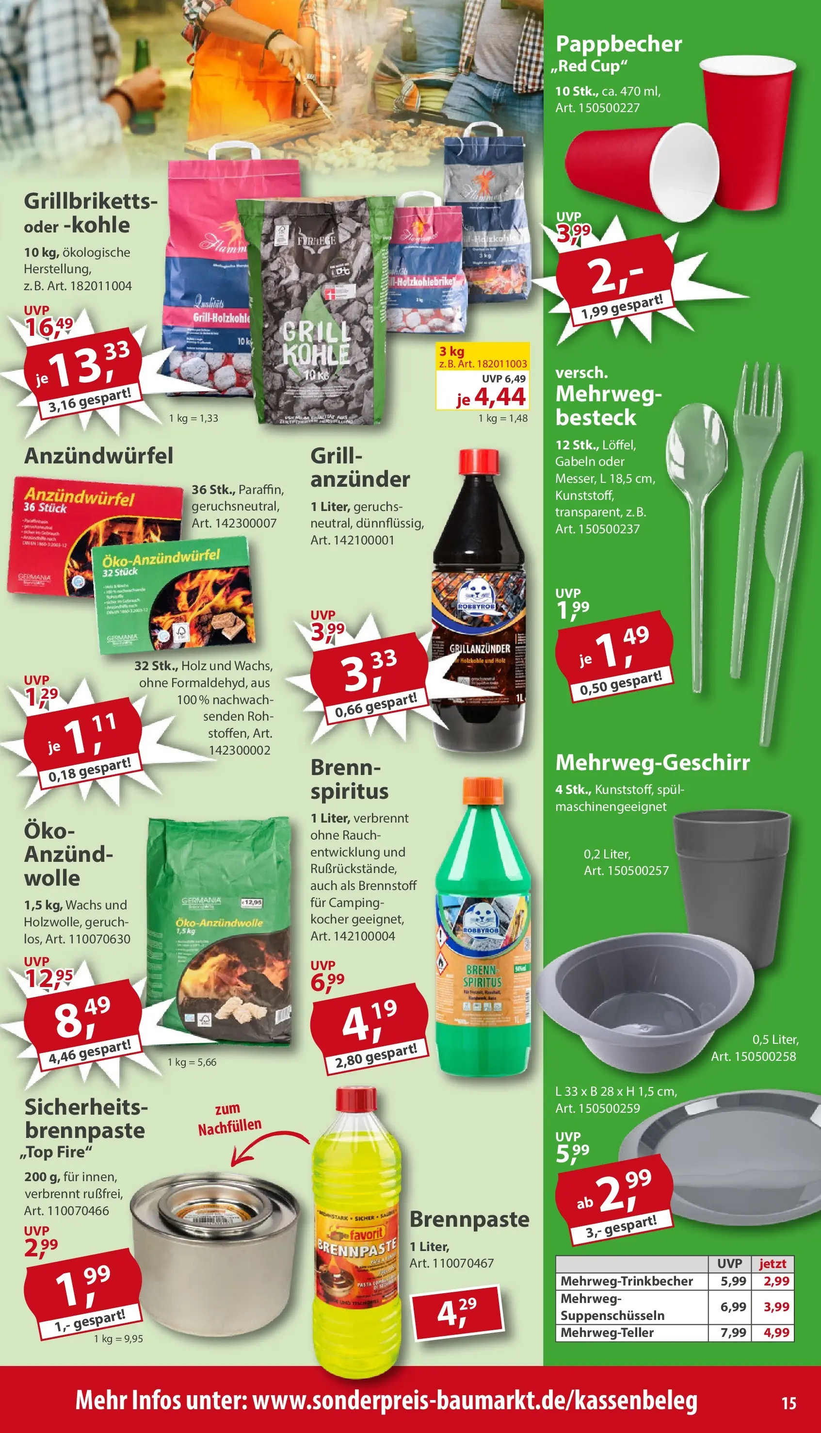 Sonderpreis Baumarkt Aktuelle Angebote (ab 18.04.2026) zum Blättern | Seite: 15 | Produkte: Grill, Kocher