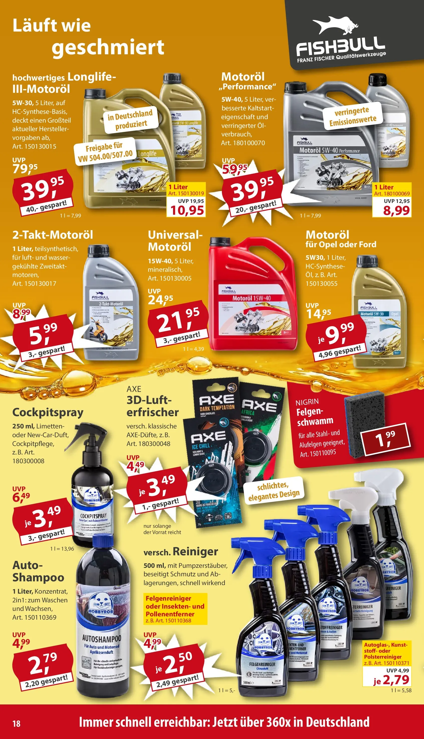 Sonderpreis Baumarkt Aktuelle Angebote (ab 18.04.2026) zum Blättern | Seite: 18 | Produkte: Limetten, Öl, Shampoo, Wasser