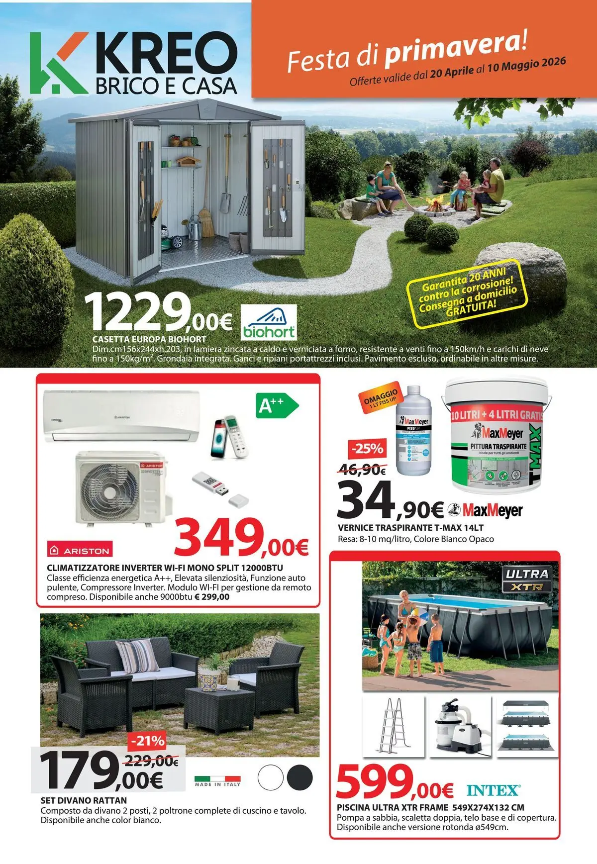Nuovo Offerte - Festa di Primavera dal 20/04/2026 > offerte anteprima 🛍️ | Pagina: 1 | Prodotti: Scaletta, Climatizzatore, Piscina, Pittura