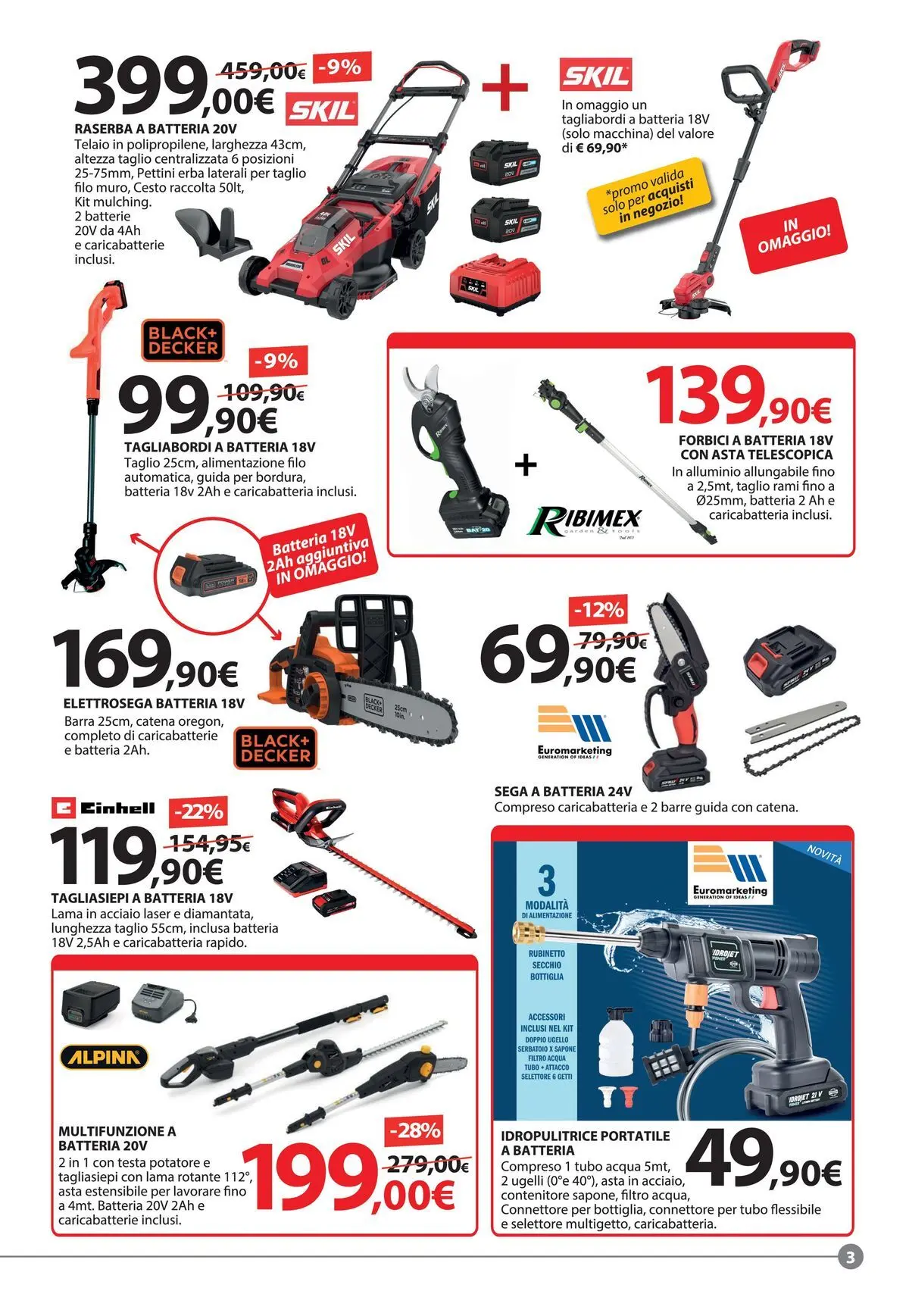 Nuovo Offerte - Festa di Primavera dal 20/04/2026 > offerte anteprima 🛍️ | Pagina: 3 | Prodotti: Sapone, Tubo, Idropulitrice, Bottiglia