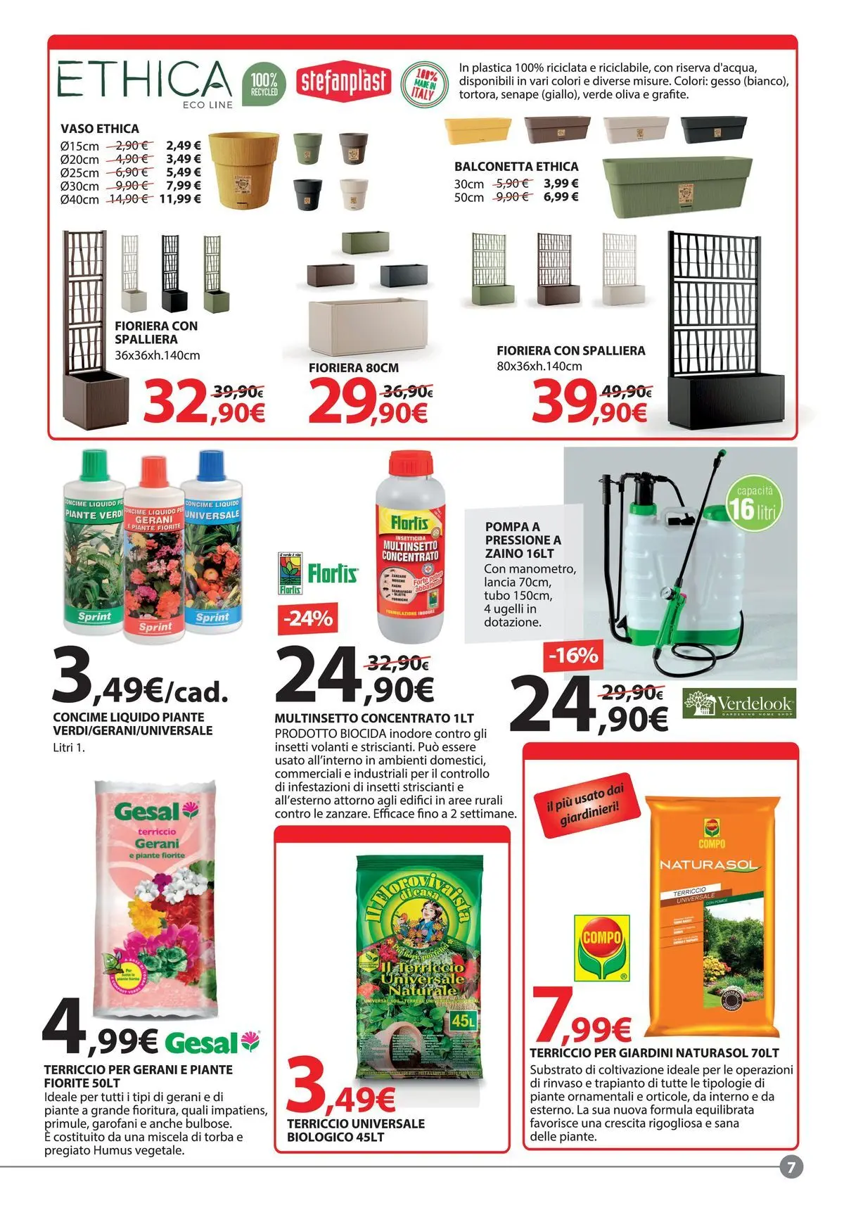 Nuovo Offerte - Festa di Primavera dal 20/04/2026 > offerte anteprima 🛍️ | Pagina: 7 | Prodotti: Concime, Zaino, Insetticida, Vaso