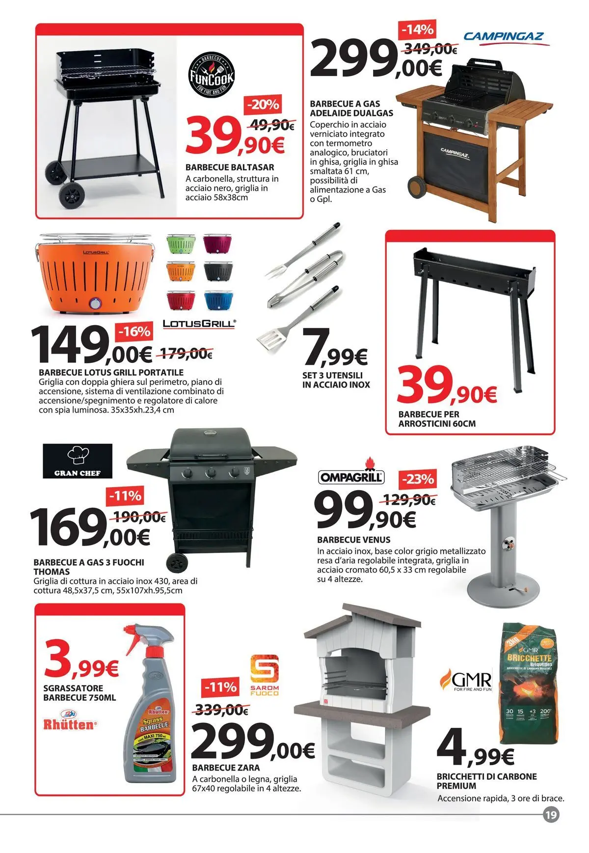 Nuovo Offerte - Festa di Primavera dal 20/04/2026 > offerte anteprima 🛍️ | Pagina: 19 | Prodotti: Sgrassatore, Griglia, Termometro, Arrosticini