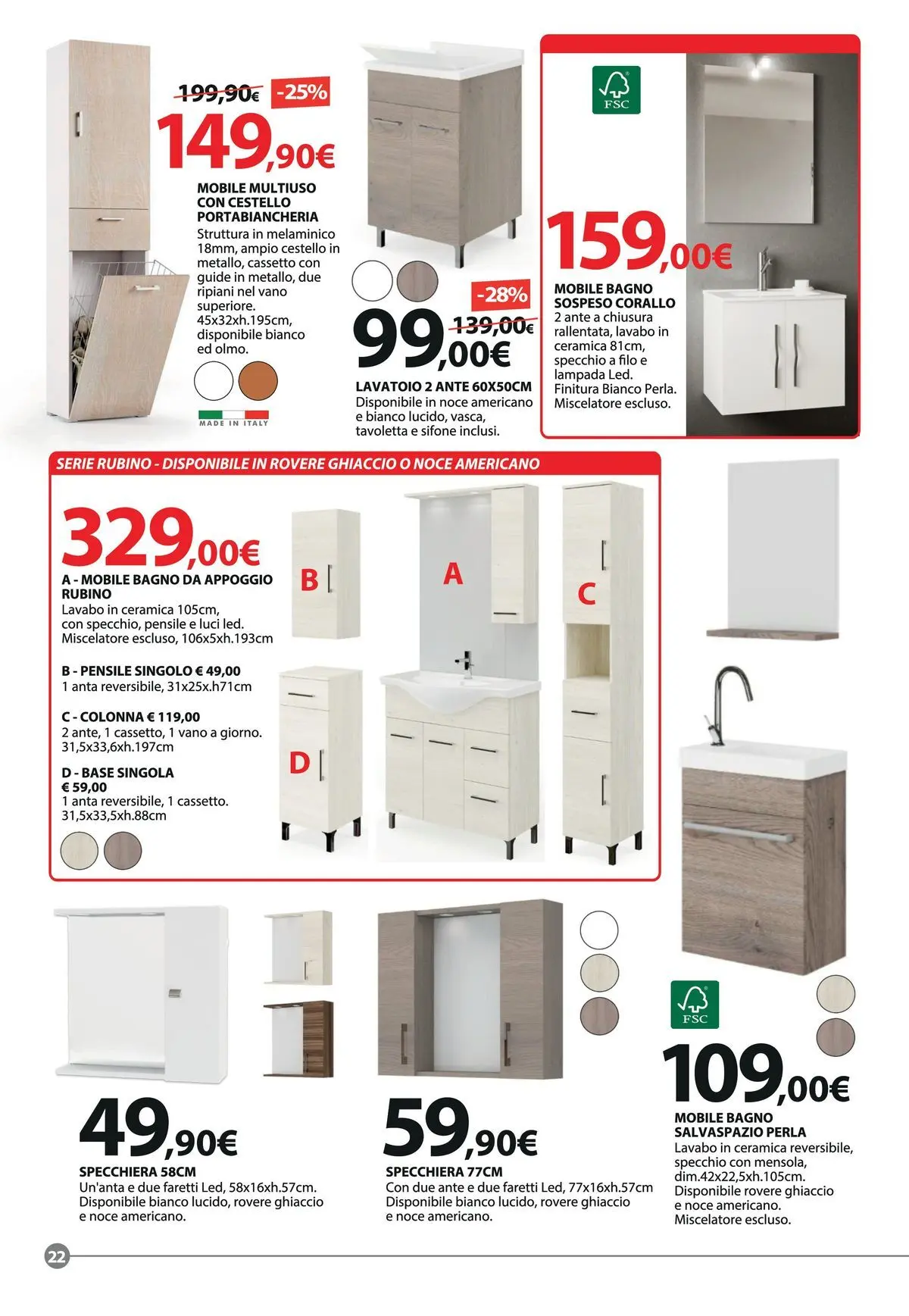 Nuovo Offerte - Festa di Primavera dal 20/04/2026 > offerte anteprima 🛍️ | Pagina: 22 | Prodotti: Miscelatore, Bagno, Lampada, Portabiancheria
