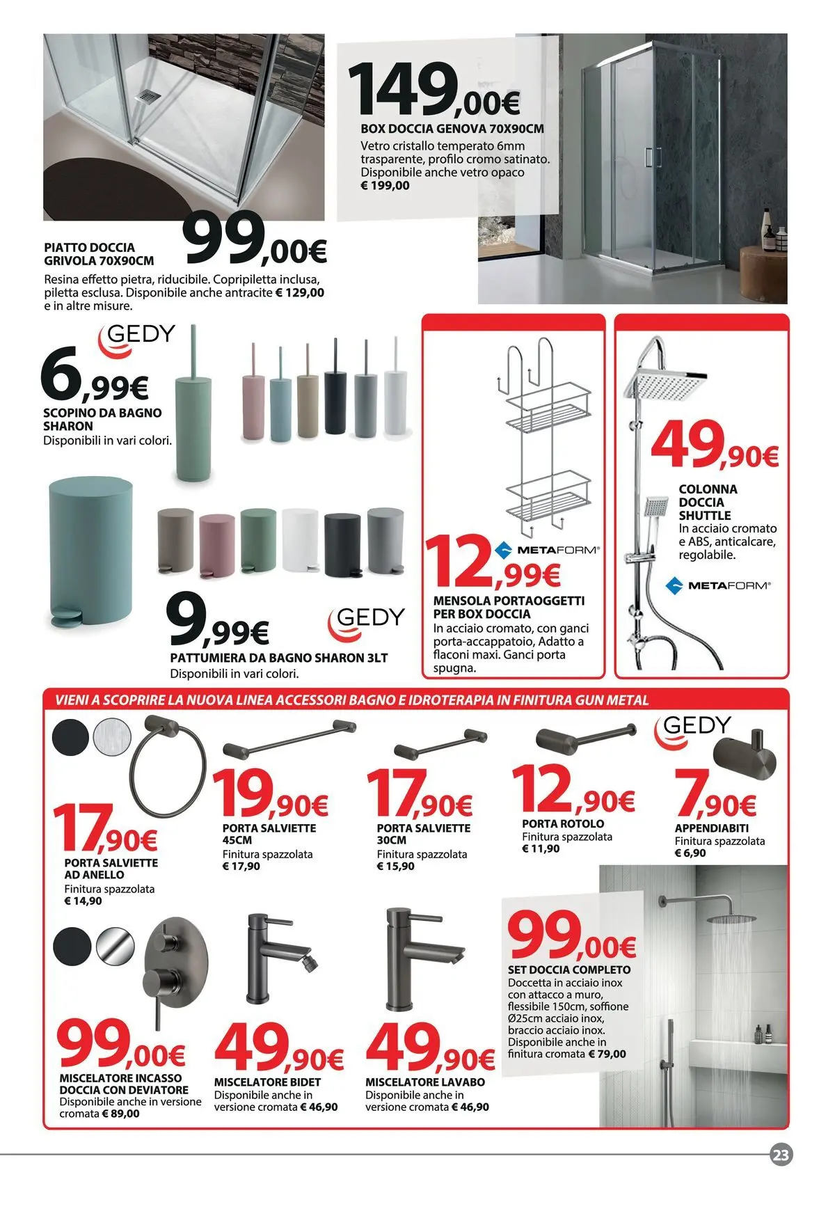 Nuovo Offerte - Festa di Primavera dal 20/04/2026 > offerte anteprima 🛍️ | Pagina: 23 | Prodotti: Box doccia, Anello, Mensola, Doccia