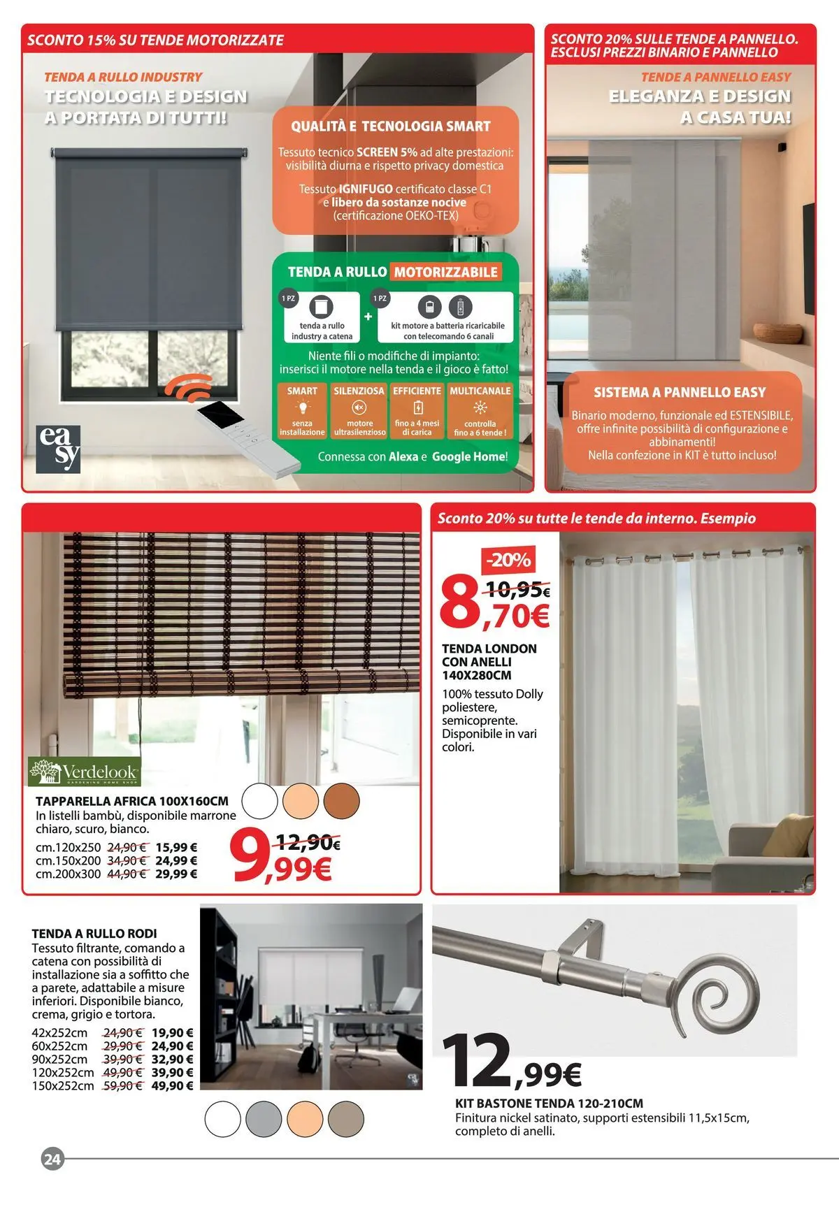 Nuovo Offerte - Festa di Primavera dal 20/04/2026 > offerte anteprima 🛍️ | Pagina: 24 | Prodotti: Rullo, Telecomando, Tenda, Batteria