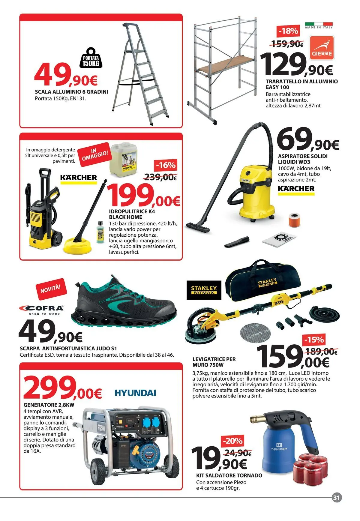 Nuovo Offerte - Festa di Primavera dal 20/04/2026 > offerte anteprima 🛍️ | Pagina: 31 | Prodotti: Tubo, Scala, Generatore, Presa