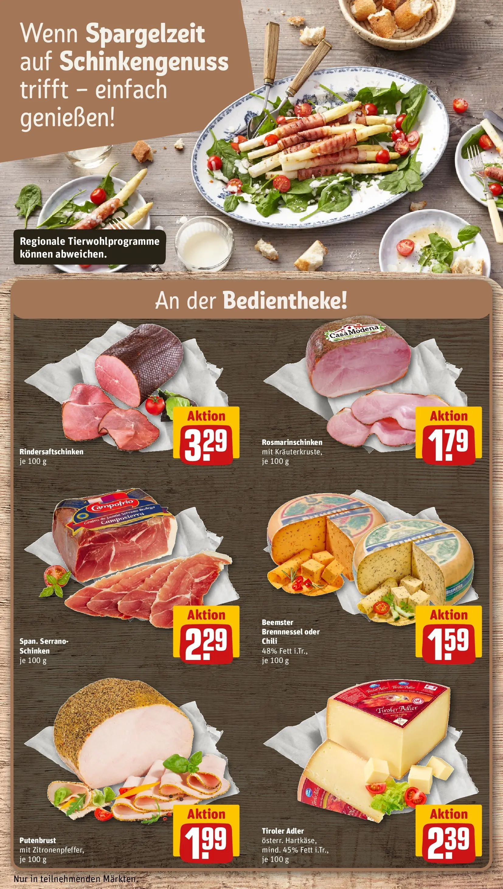 REWE Prospekt ab 20.04.2026 zum Blättern » Angebote | Seite: 15 | Produkte: Chili, Schinken