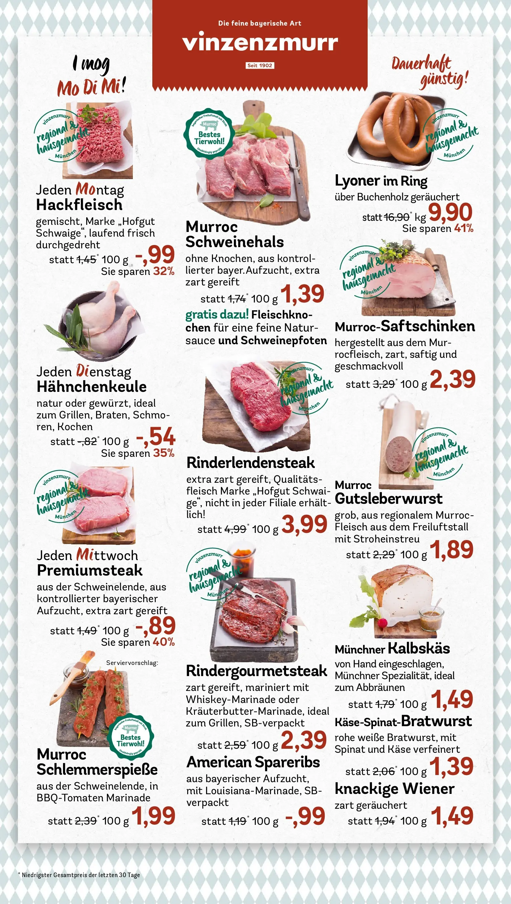 REWE Prospekt ab 20.04.2026 zum Blättern » Angebote | Seite: 10 | Produkte: Käse, Steak, Fleisch, Hackfleisch