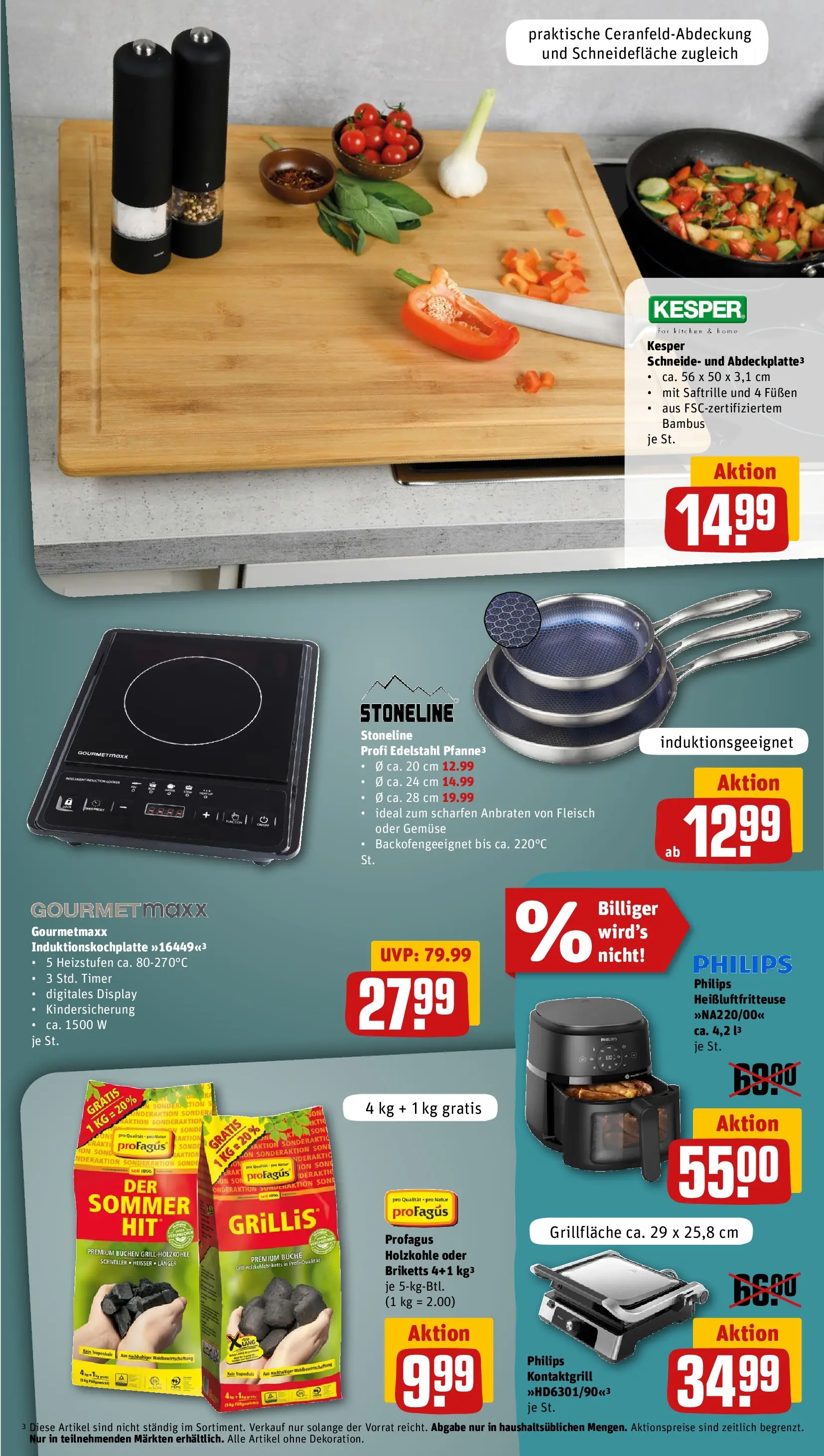 REWE Prospekt ab 20.04.2026 zum Blättern » Angebote | Seite: 29 | Produkte: Philips, Grill, Heißluftfritteuse, Fleisch