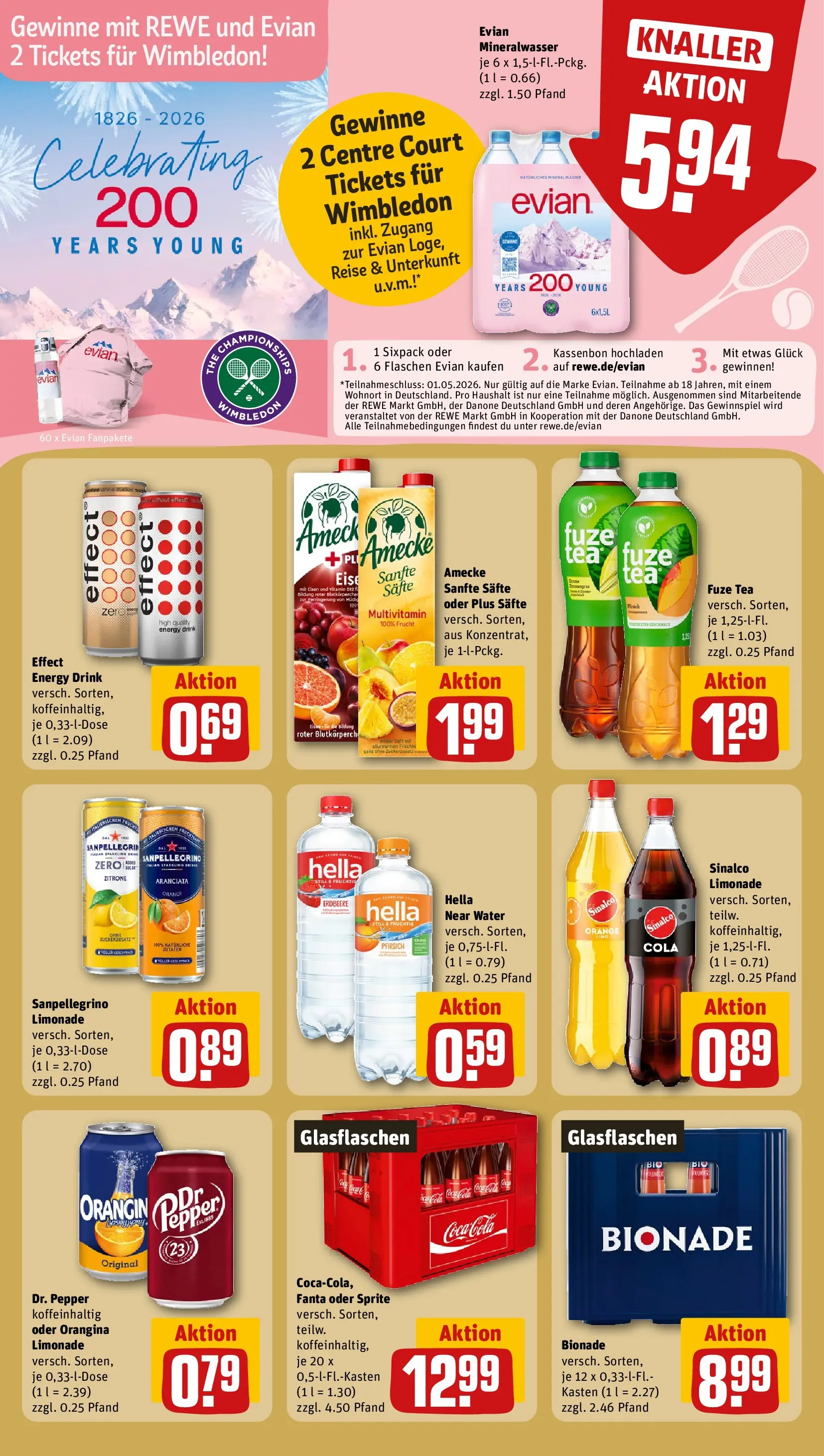 REWE Prospekt ab 20.04.2026 zum Blättern » Angebote | Seite: 20 | Produkte: Sinalco, Fanta, Energy, Limonade