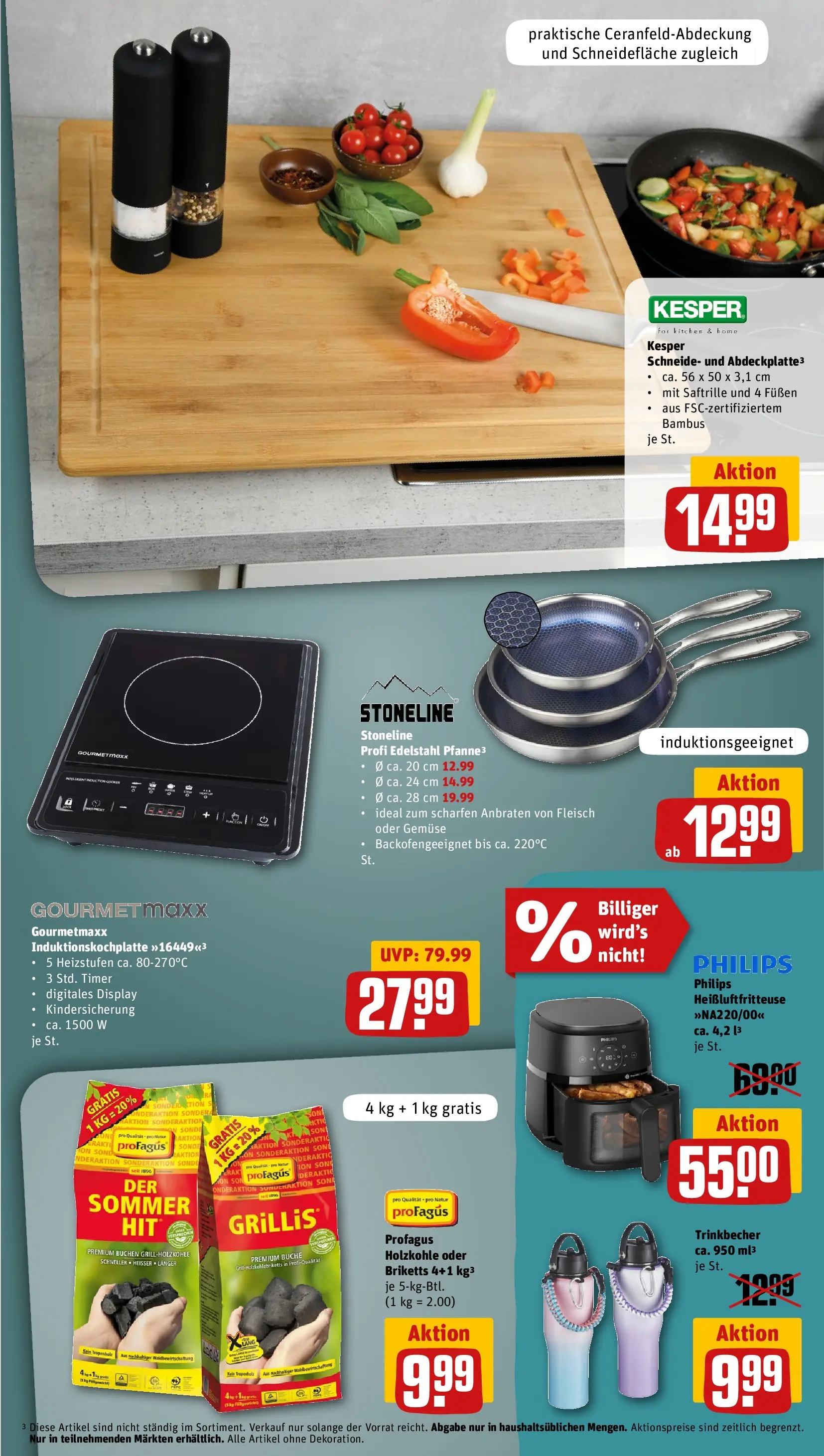 REWE Prospekt ab 20.04.2026 zum Blättern » Angebote | Seite: 27 | Produkte: Philips, Gemüse, Heißluftfritteuse, Fleisch