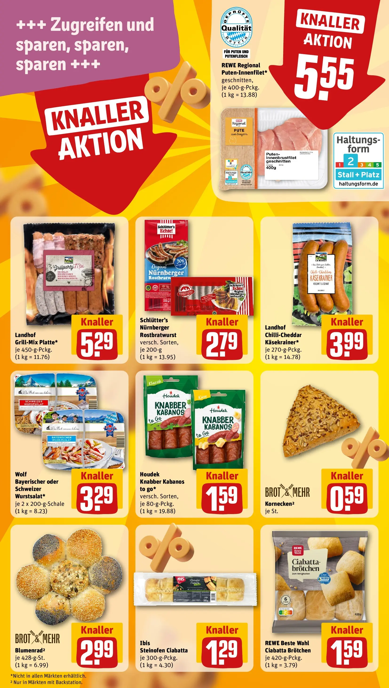 REWE Prospekt ab 20.04.2026 zum Blättern » Angebote | Seite: 10 | Produkte: Pute, Grill, Chili, Brot