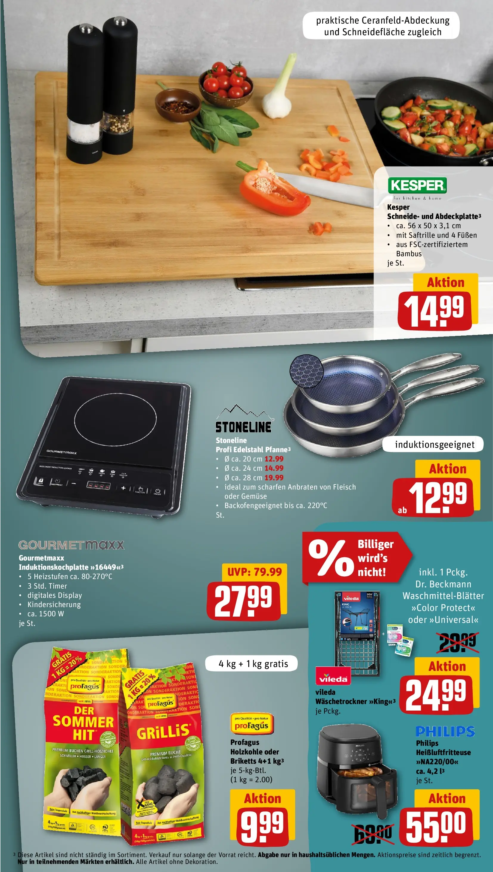 REWE Prospekt ab 20.04.2026 zum Blättern » Angebote | Seite: 27 | Produkte: Philips, Gemüse, Heißluftfritteuse, Fleisch