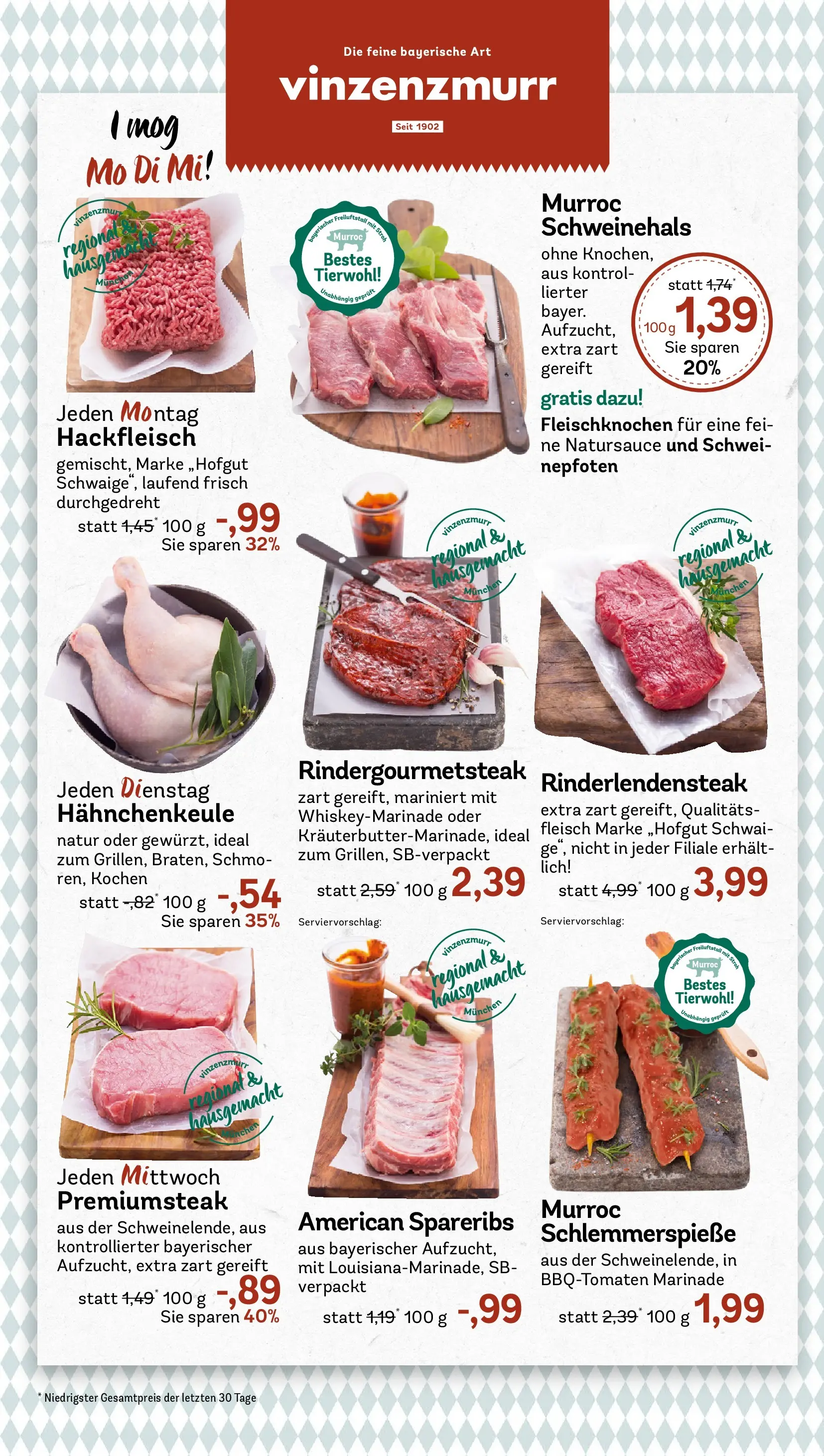 REWE Prospekt ab 20.04.2026 zum Blättern » Angebote | Seite: 14 | Produkte: Steak, Fleisch, Hackfleisch