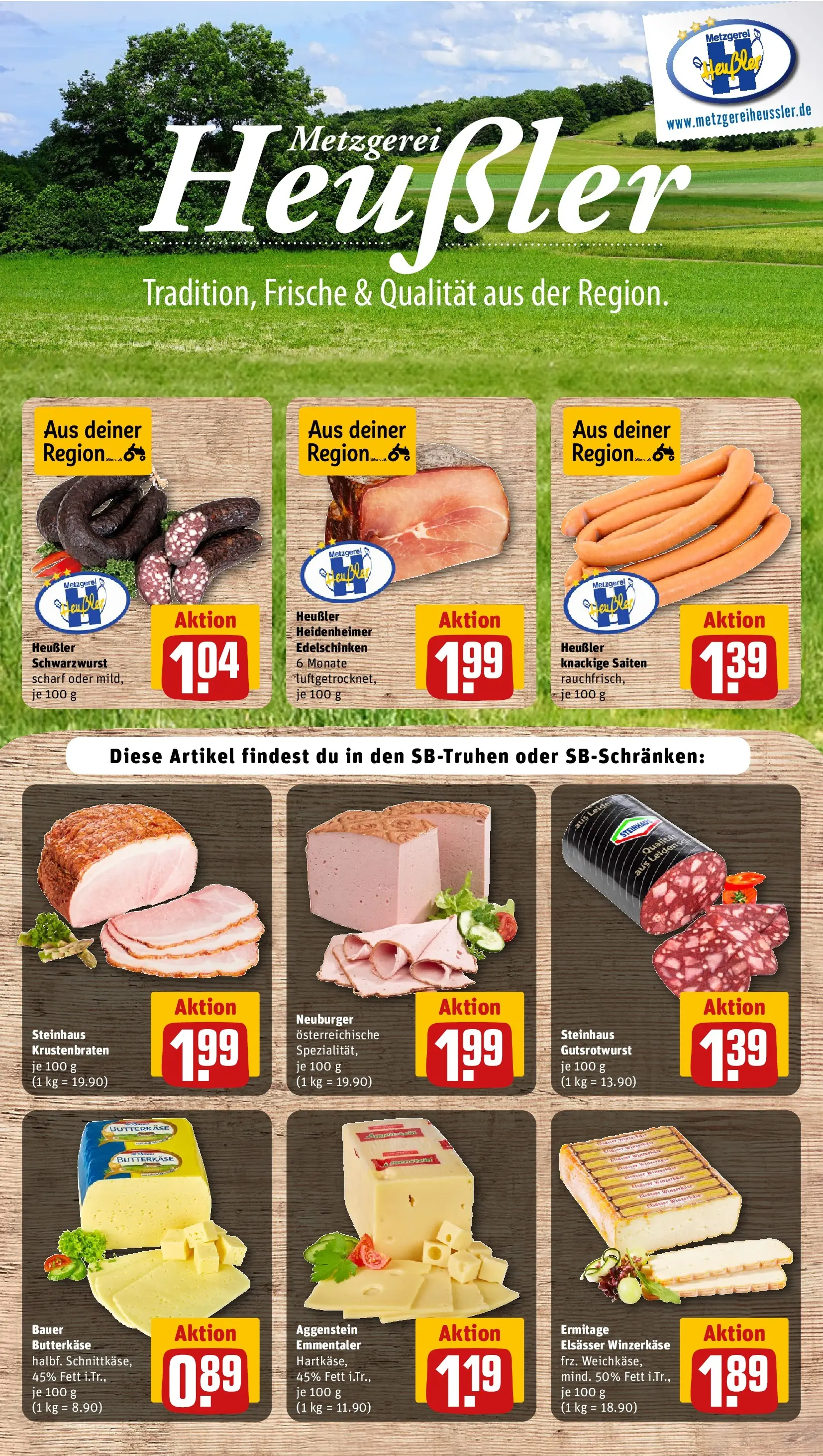 REWE Prospekt ab 20.04.2026 zum Blättern » Angebote | Seite: 15 | Produkte: Krustenbraten