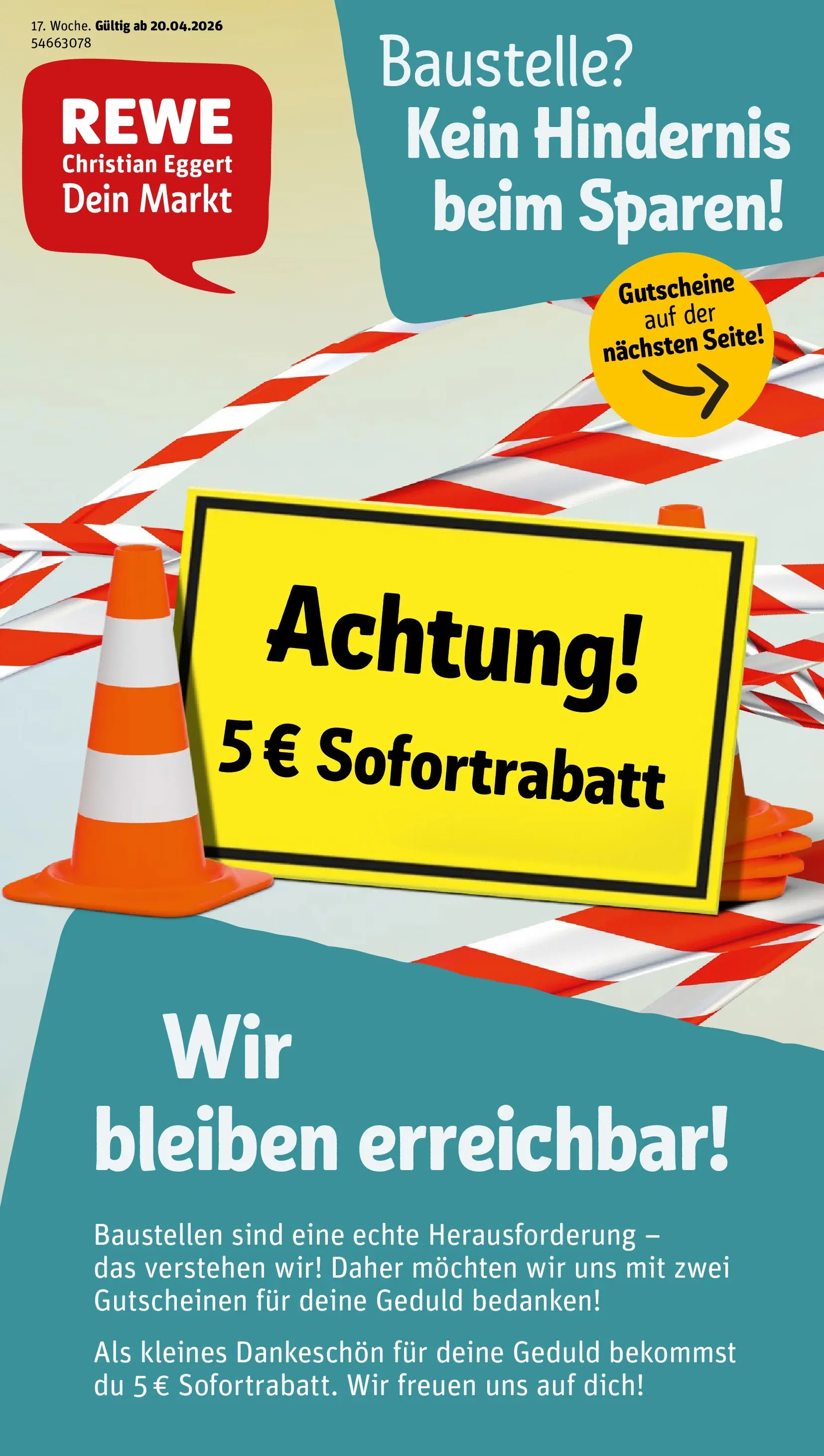 REWE Prospekt ab 20.04.2026 zum Blättern » Angebote | Seite: 1