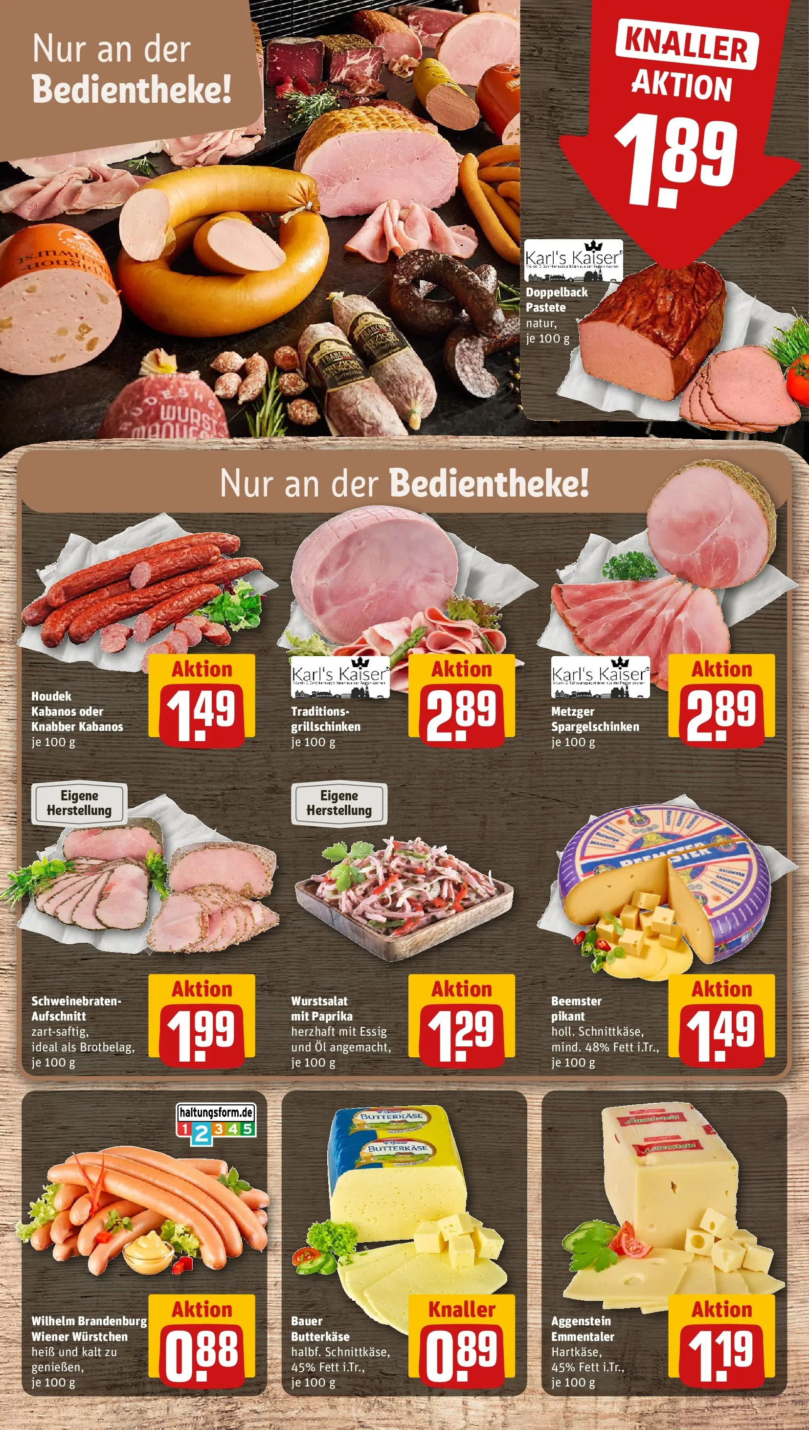 REWE Prospekt ab 20.04.2026 zum Blättern » Angebote | Seite: 15 | Produkte: Wiener wurstchen, Öl, Paprika, Wurst