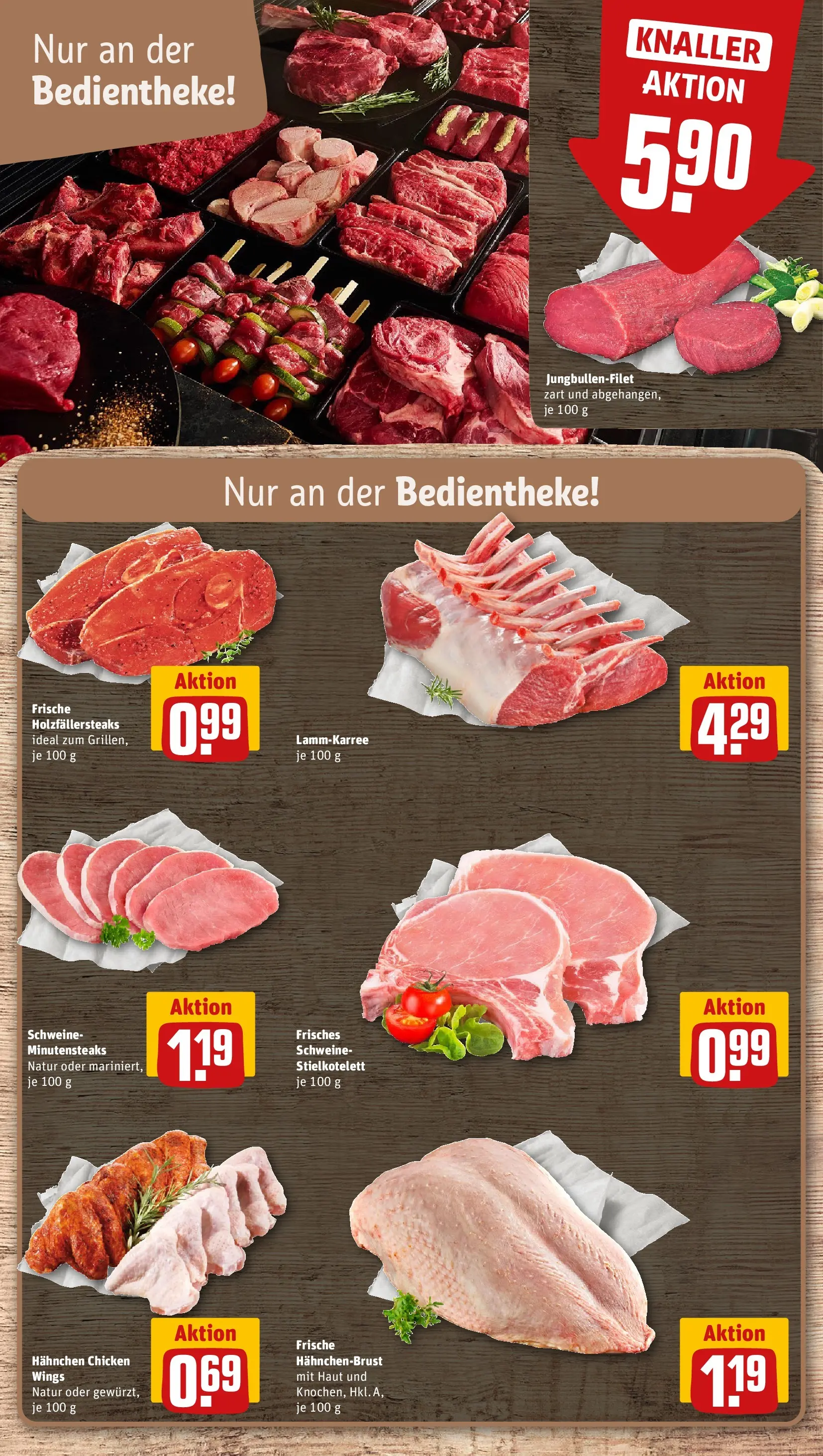 REWE Prospekt ab 20.04.2026 zum Blättern » Angebote | Seite: 14 | Produkte: Hahnchen, Steak, Hahnchenbrust