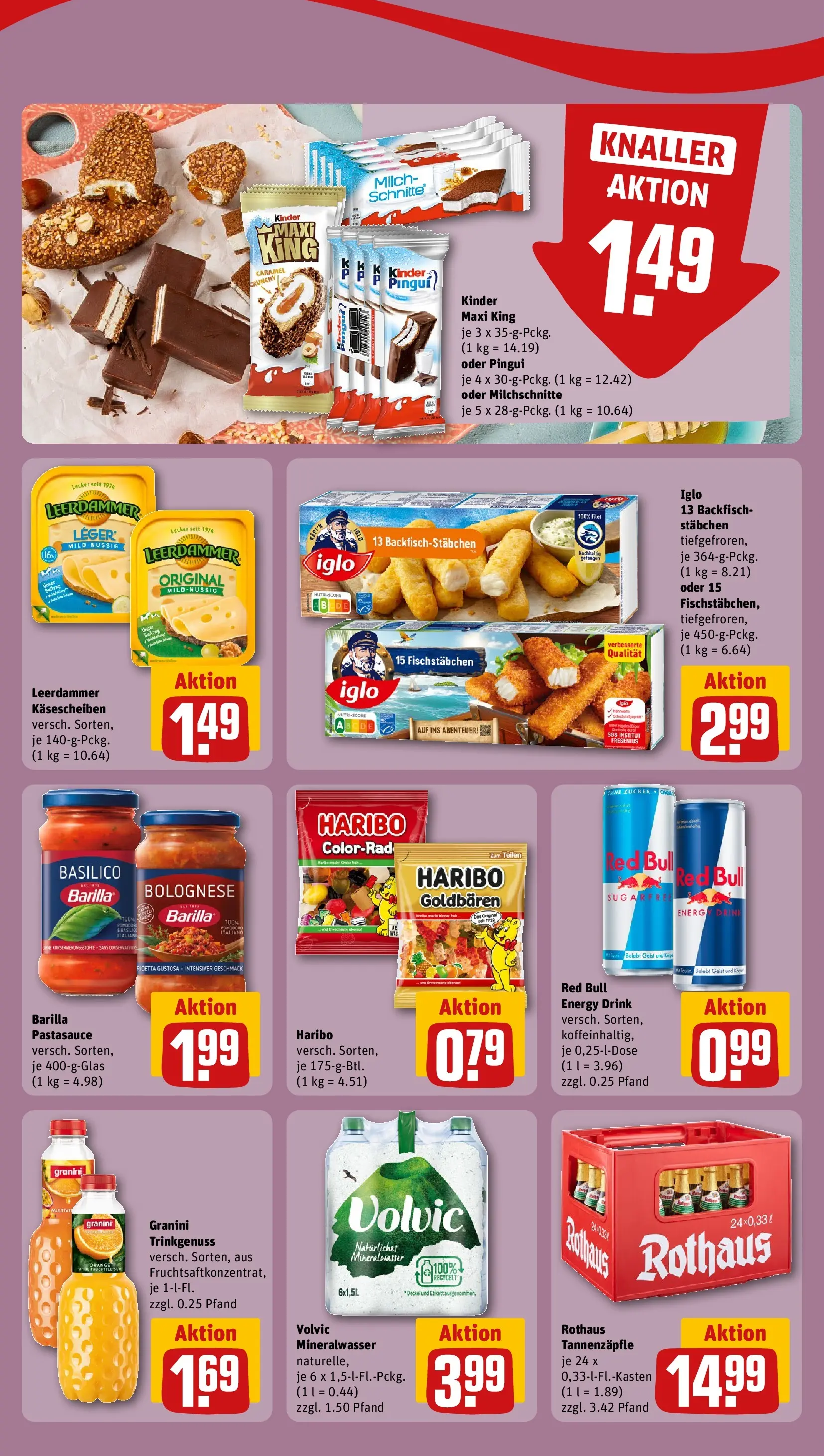 REWE Prospekt ab 20.04.2026 zum Blättern » Angebote | Seite: 3 | Produkte: Mineralwasser, Leerdammer, Zucker, Volvic