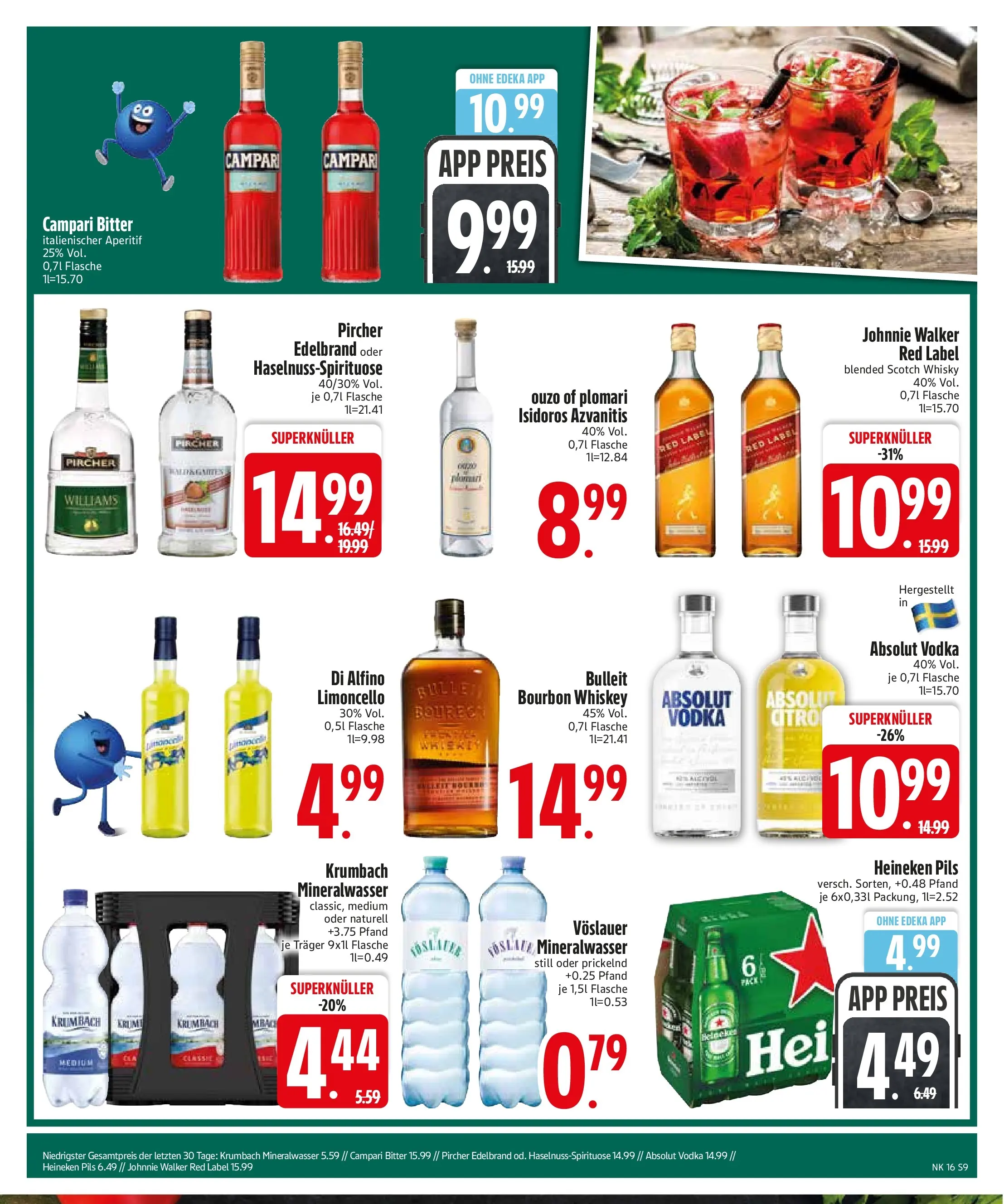 Edeka prospekt Zwiesel	 (ab 13.04.2026) » Angebote Online | Seite: 11 | Produkte: Campari, Vodka, Bourbon, Johnnie walker