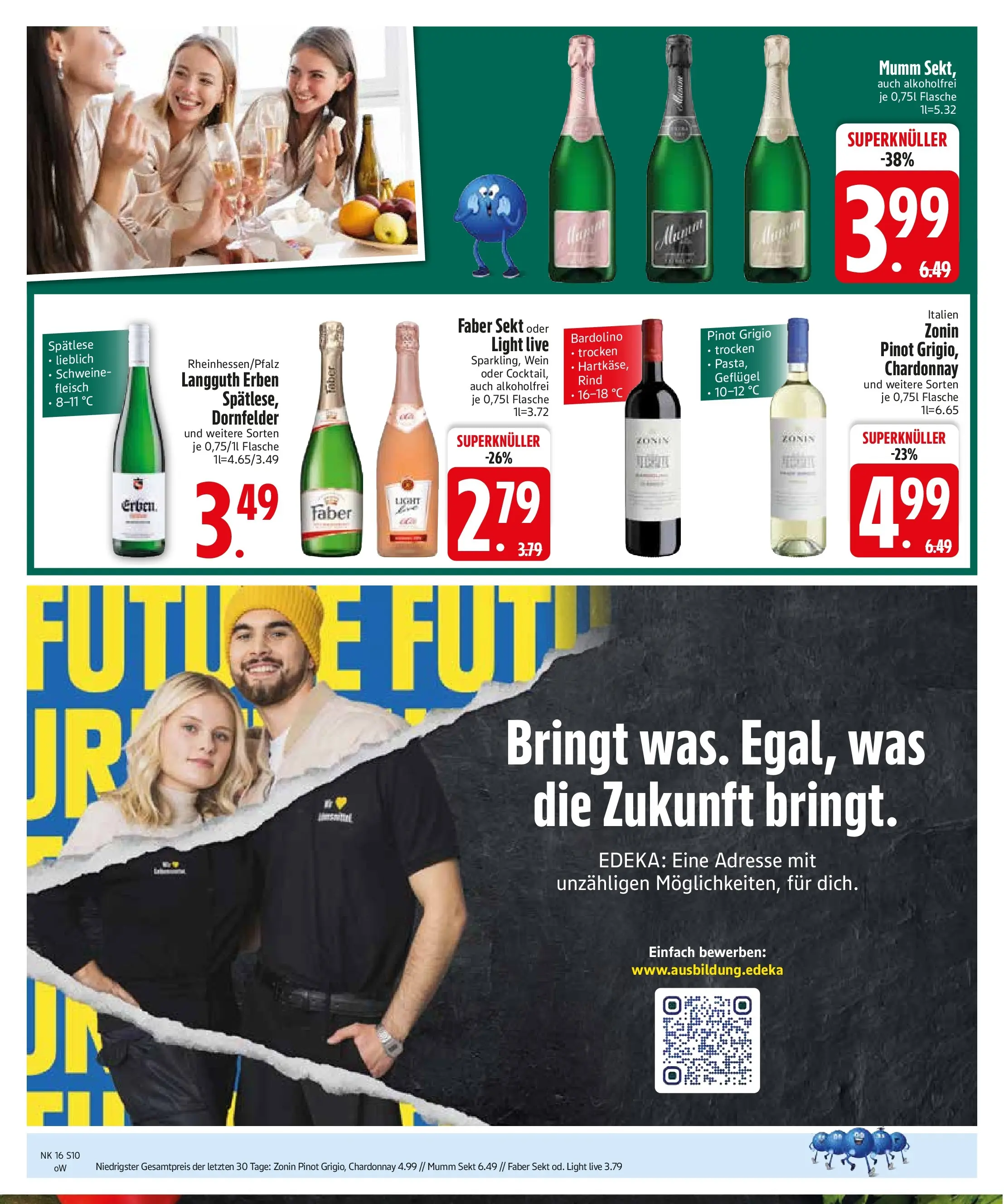 Edeka prospekt Zwiesel	 (ab 13.04.2026) » Angebote Online | Seite: 12 | Produkte: Mumm sekt, Sekt, Pasta, Fleisch
