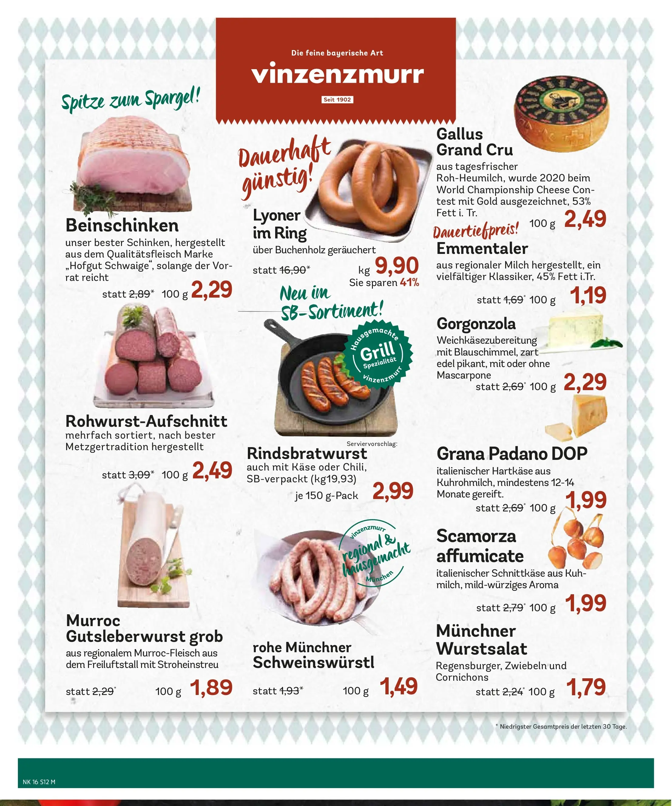 Edeka prospekt München	 (ab 13.04.2026) » Angebote Online | Seite: 14 | Produkte: Grill, Mascarpone, Spargel, Zwiebeln