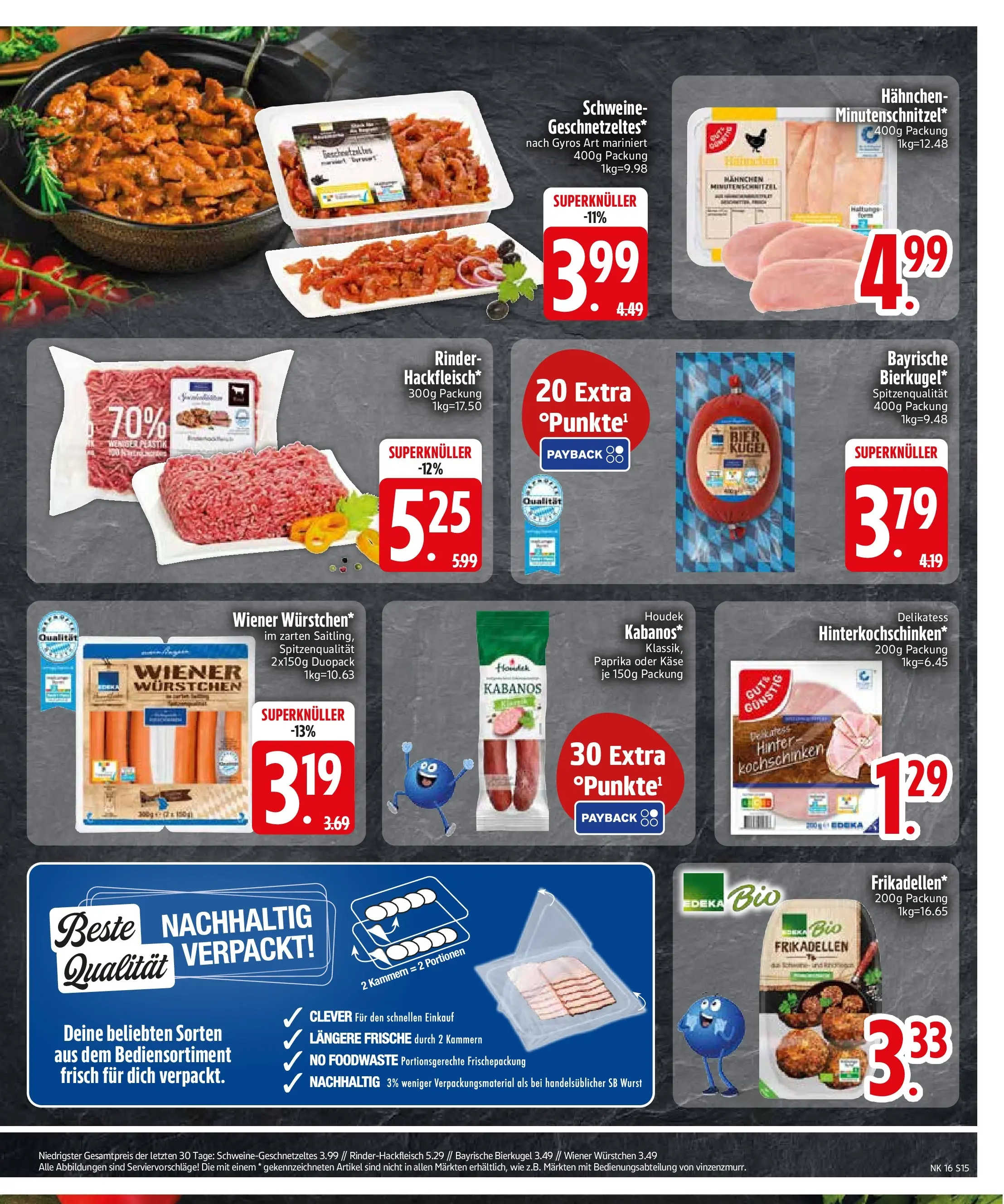 Edeka prospekt Zwiesel	 (ab 13.04.2026) » Angebote Online | Seite: 17 | Produkte: Hahnchen, Wiener wurstchen, Käse, Bier