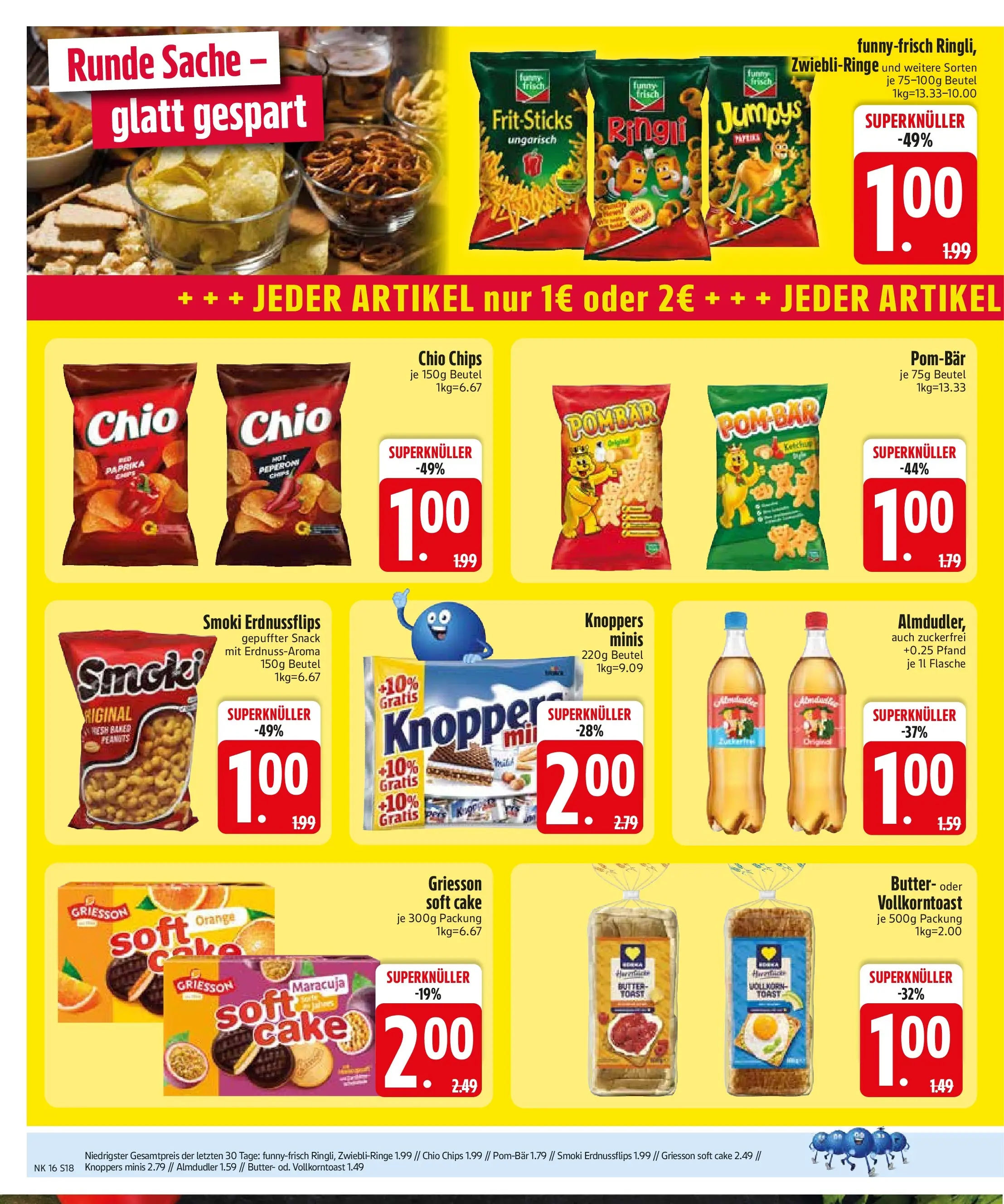 Edeka prospekt Zwiesel	 (ab 13.04.2026) » Angebote Online | Seite: 20 | Produkte: Toast, POM-BÄR, Paprika, Chips