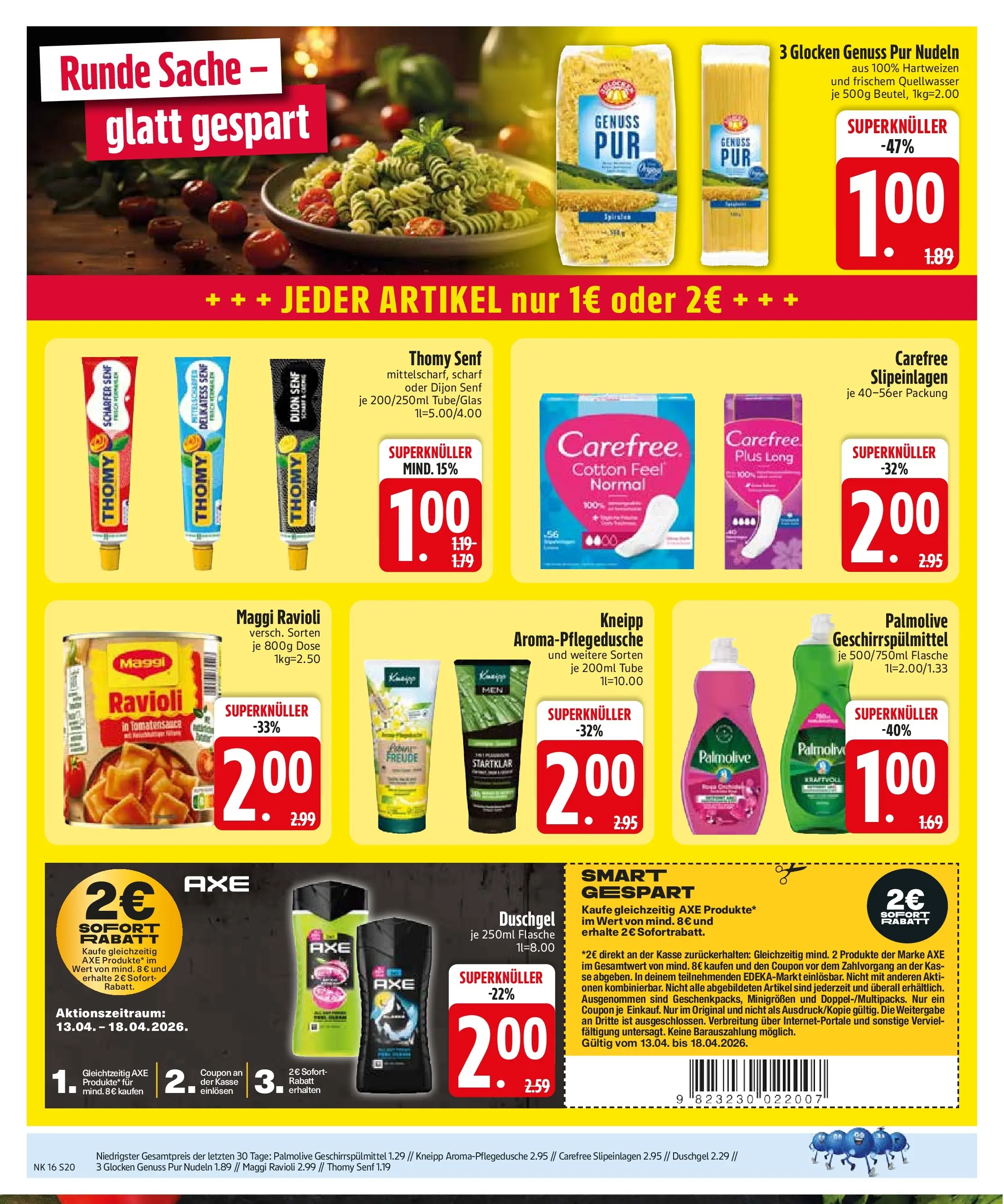 Edeka prospekt Zwiesel	 (ab 13.04.2026) » Angebote Online | Seite: 22 | Produkte: Maggi, Duschgel, Shower Gel, Nudeln