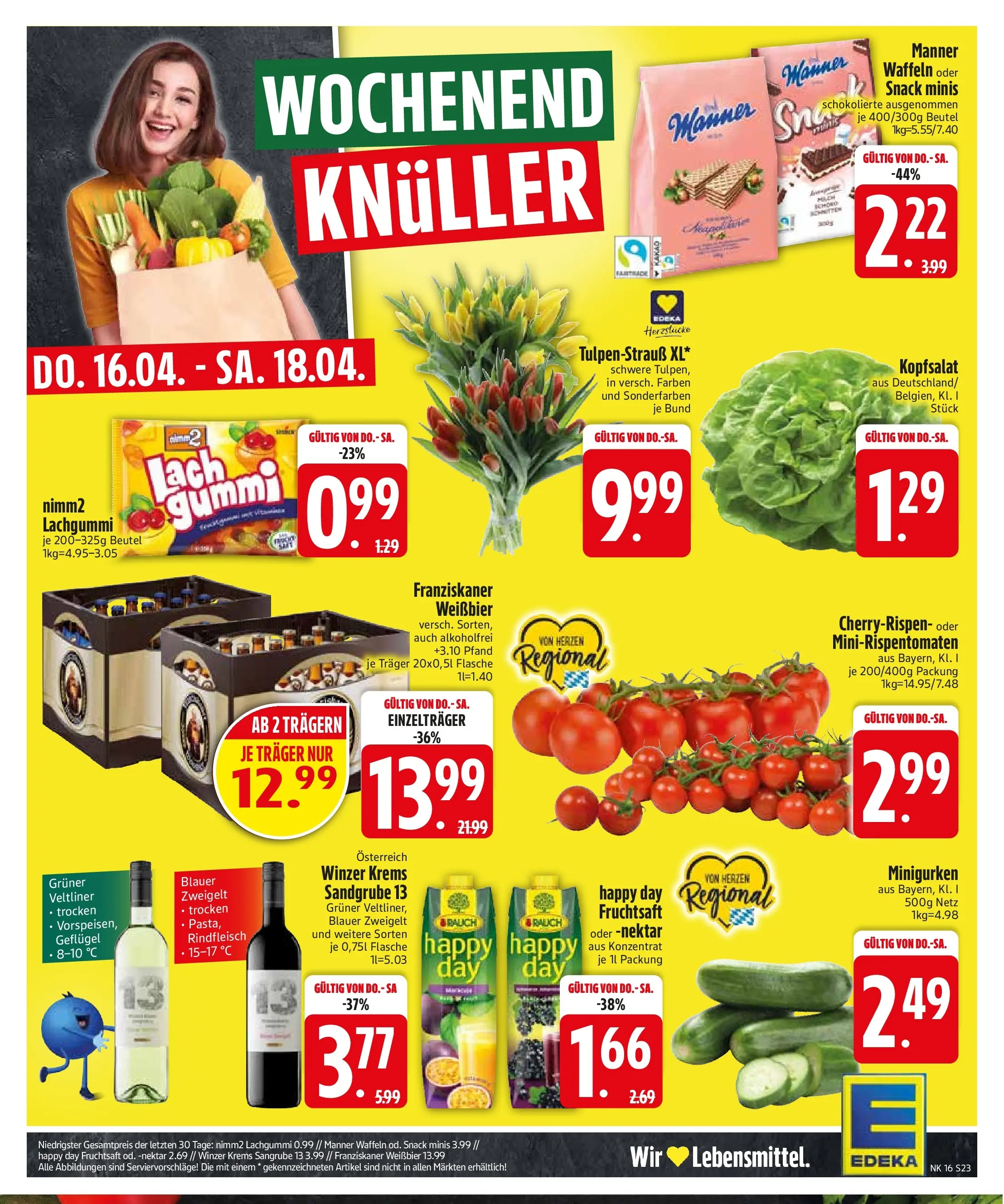 Edeka prospekt Zwiesel	 (ab 13.04.2026) » Angebote Online | Seite: 25 | Produkte: Franziskaner, Weißbier, Waffeln, Fruchtsaft