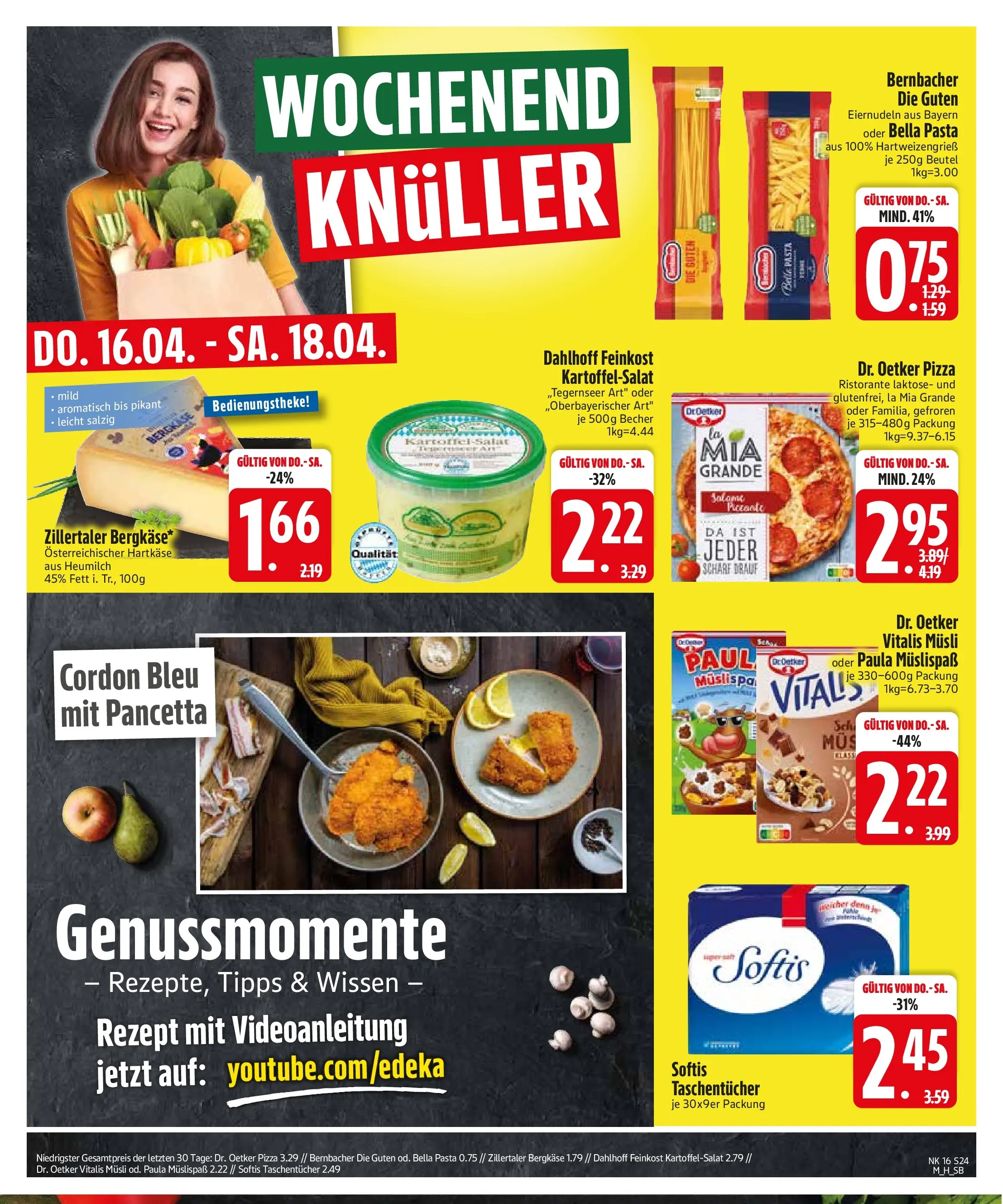 Edeka prospekt München	 (ab 13.04.2026) » Angebote Online | Seite: 26 | Produkte: Ristorante, Pasta, Pizza, Salat