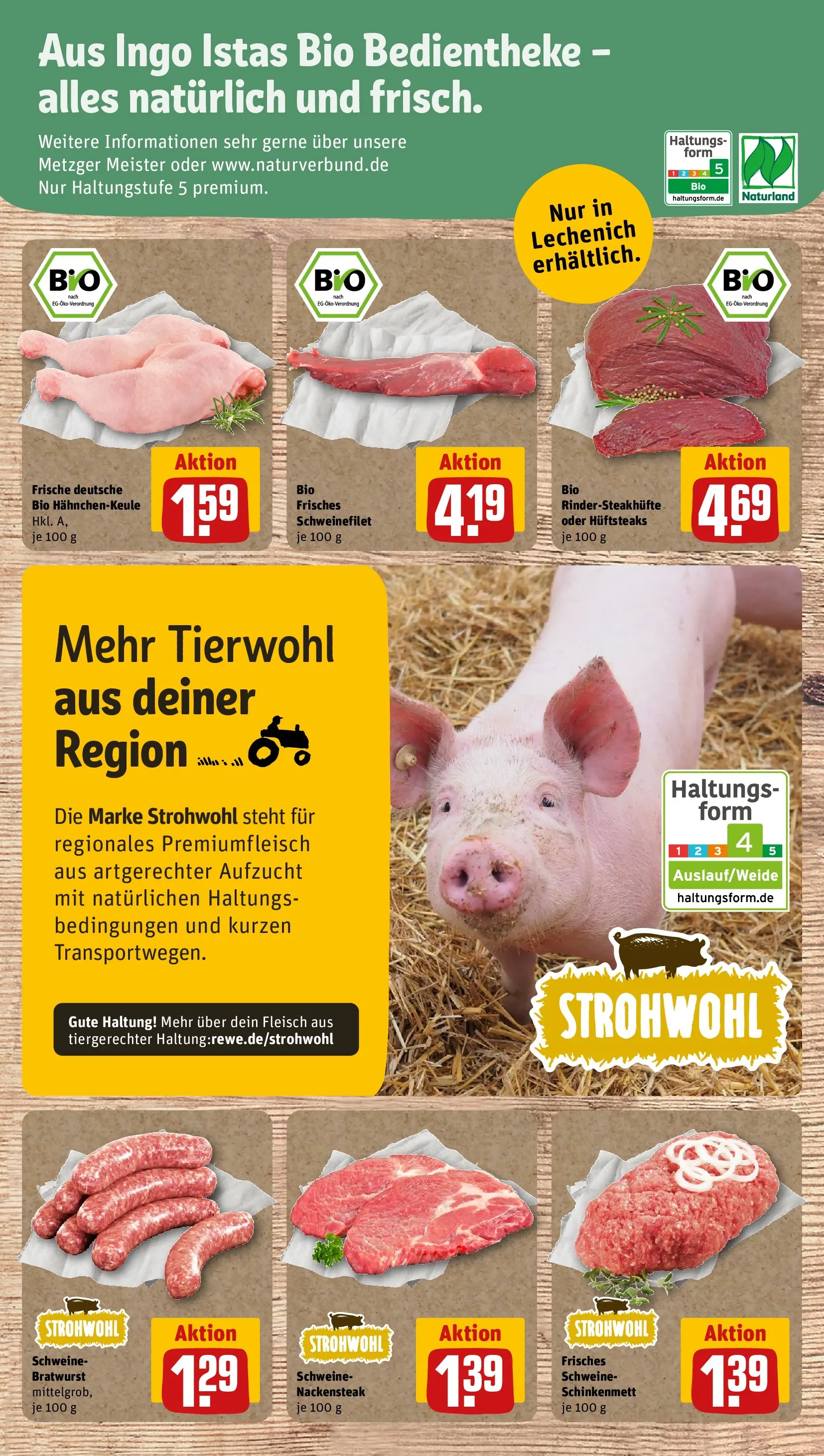 REWE Prospekt ab 20.04.2026 zum Blättern » Angebote | Seite: 27 | Produkte: Bratwurst, Schweinefilet, Steak, Fleisch
