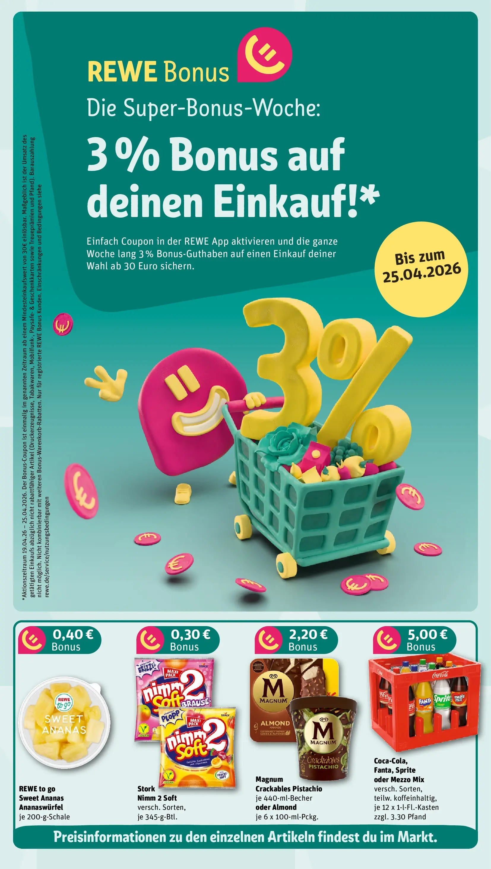 REWE Prospekt ab 20.04.2026 zum Blättern » Angebote | Seite: 3