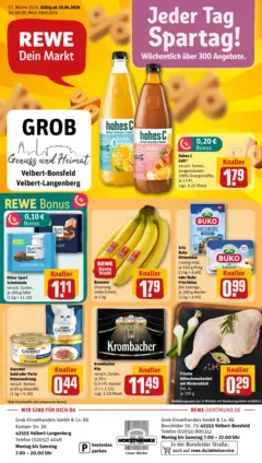 Rewe Prospekt Velbert / Langenberg	 ab 20.04.2026 gültig