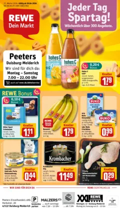 Rewe Prospekt Duisburg	 ab 20.04.2026 gültig