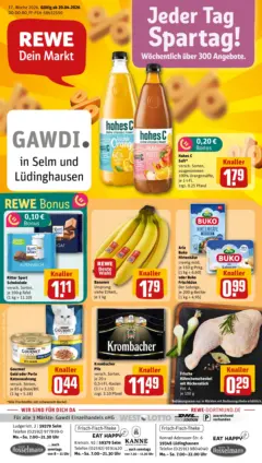 Rewe Prospekt Selm	 ab 20.04.2026 gültig