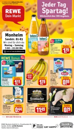 Rewe Prospekt Monheim	 ab 20.04.2026 gültig