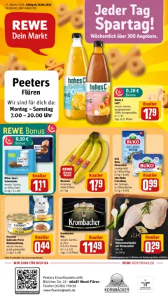 Rewe Prospekt Wesel	 ab 20.04.2026 gültig