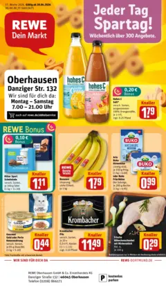 Rewe Prospekt Oberhausen	 ab 20.04.2026 gültig