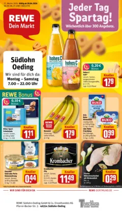 Rewe Prospekt Südlohn	 ab 20.04.2026 gültig