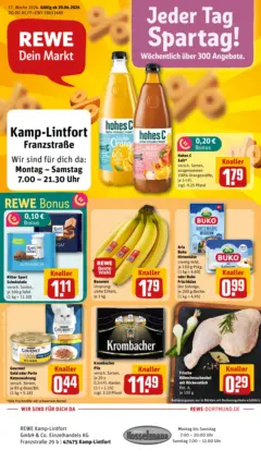 Rewe Prospekt Kamp-Lintfort	 ab 20.04.2026 gültig