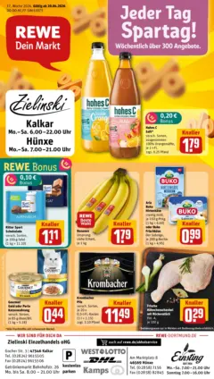 Rewe Prospekt Hünxe	 ab 20.04.2026 gültig