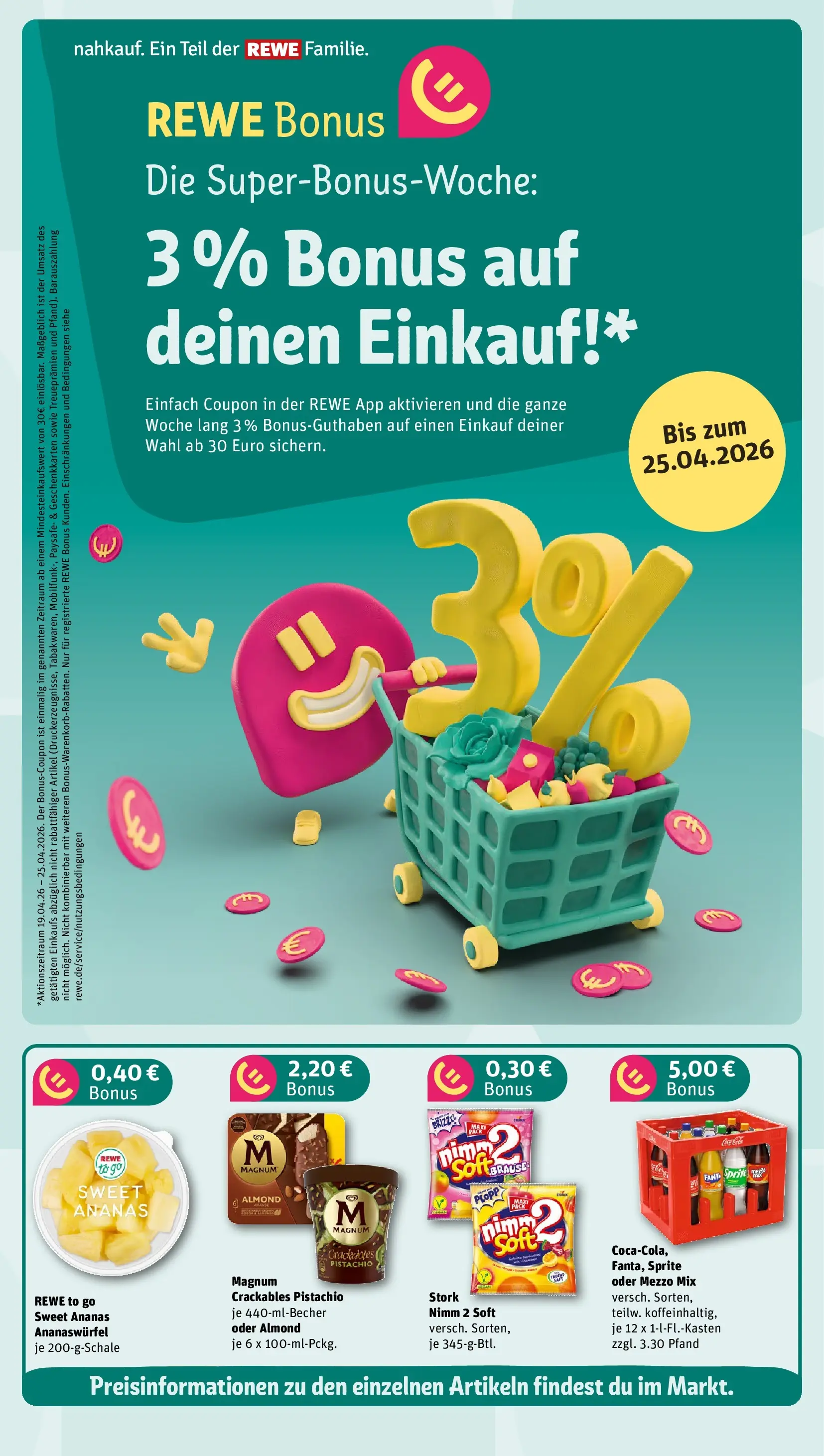 REWE Prospekt ab 20.04.2026 zum Blättern » Angebote | Seite: 4