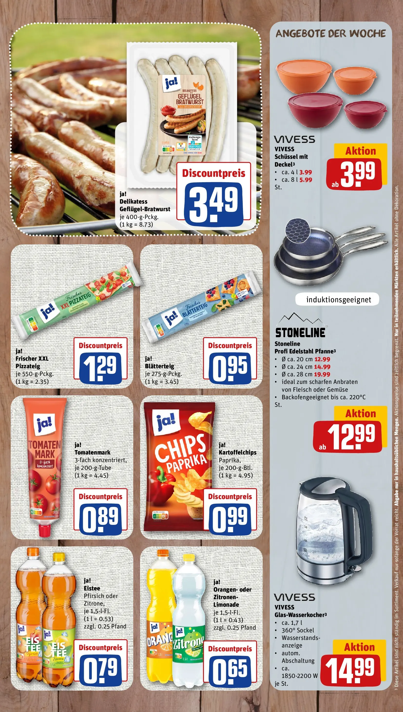 REWE Prospekt ab 20.04.2026 zum Blättern » Angebote | Seite: 7 | Produkte: Limonade, Tomaten, Zitrone, Chips